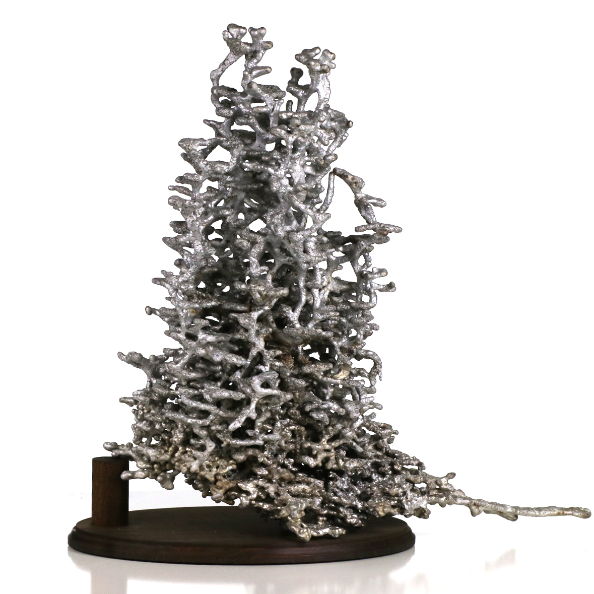 Aluminum fire ant colony cast by Anthill Art