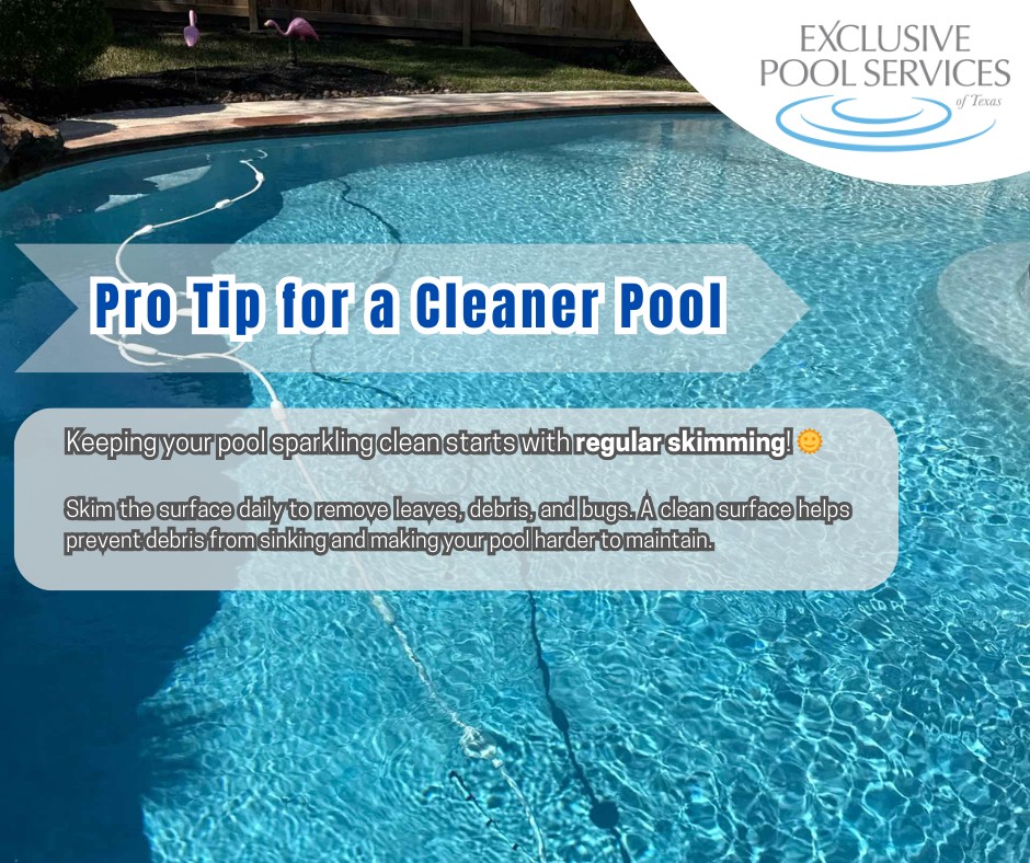Exclusive - 🏊‍♀️ Pro Tip for a Cleaner Pool 🏊‍♂️ Keeping your pool ...