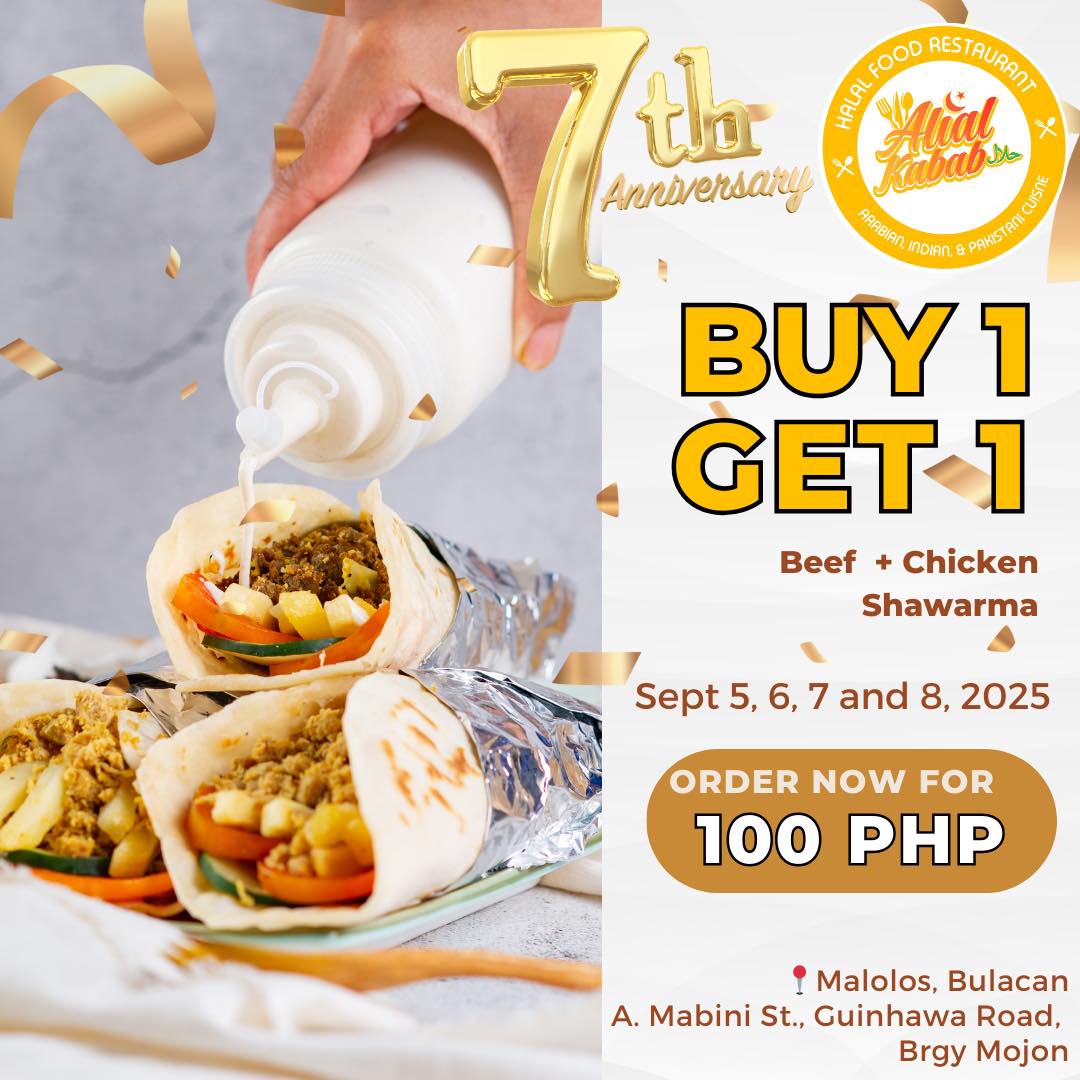 Alial - Malolos, ready na ba kayo? 🥙🎂 From Sept 5–8, we’re giving you a ...