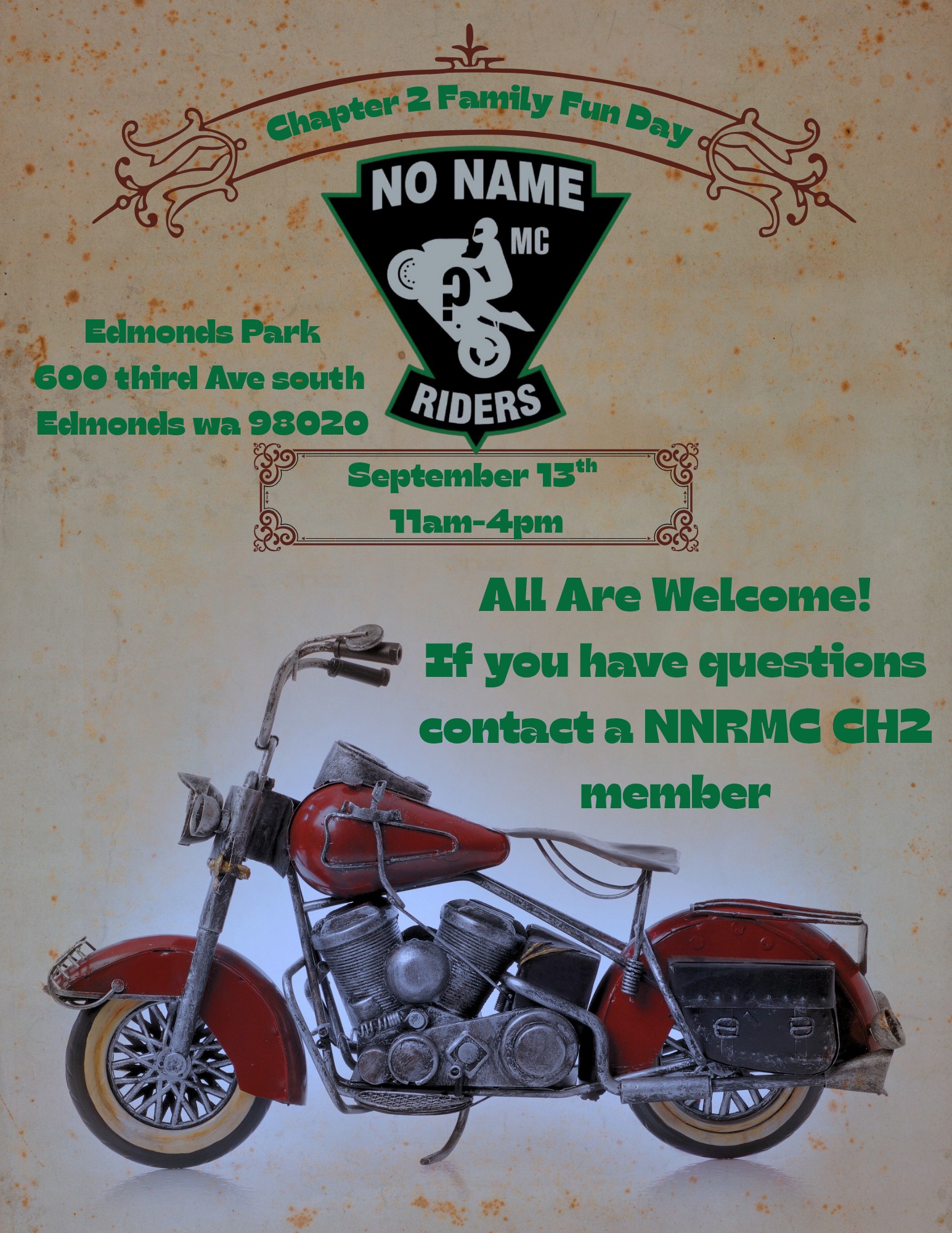 No Name Riders MC - Chapter II | Seattle WA