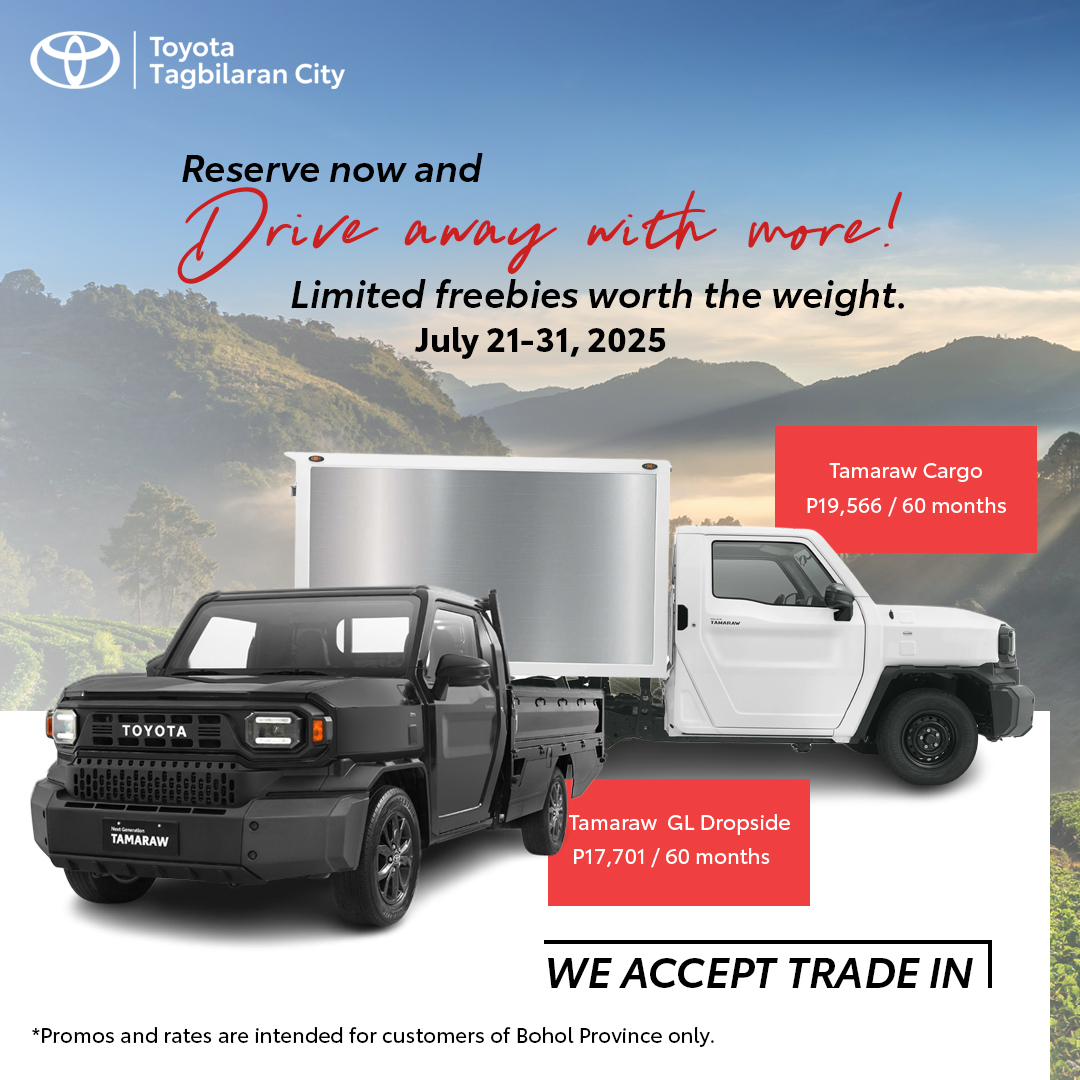 Toyota - Reserve the All-New Toyota Tamaraw today and receive exclusive ...