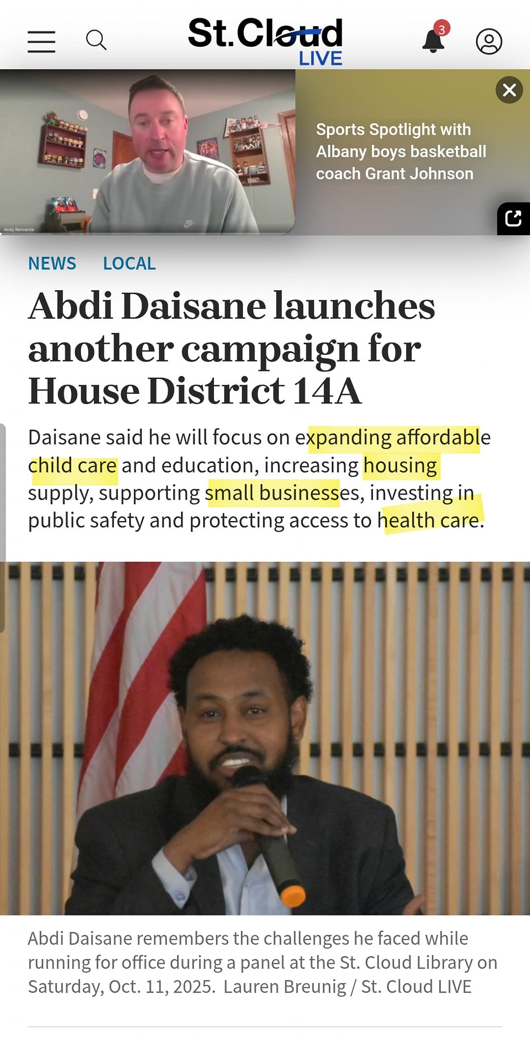 Rocks - SOMALI DEMOCRAT CANDIDATE FOR ST CLOUD/WAITE PARK AREA RUNS ON ...