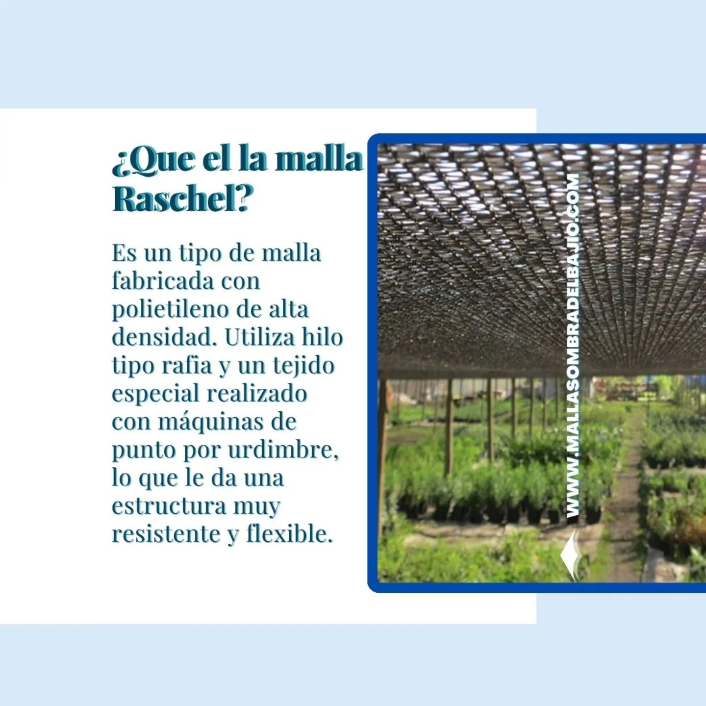 Malla - ¿Sabías que? La malla Raschel es un tejido resistente y ...