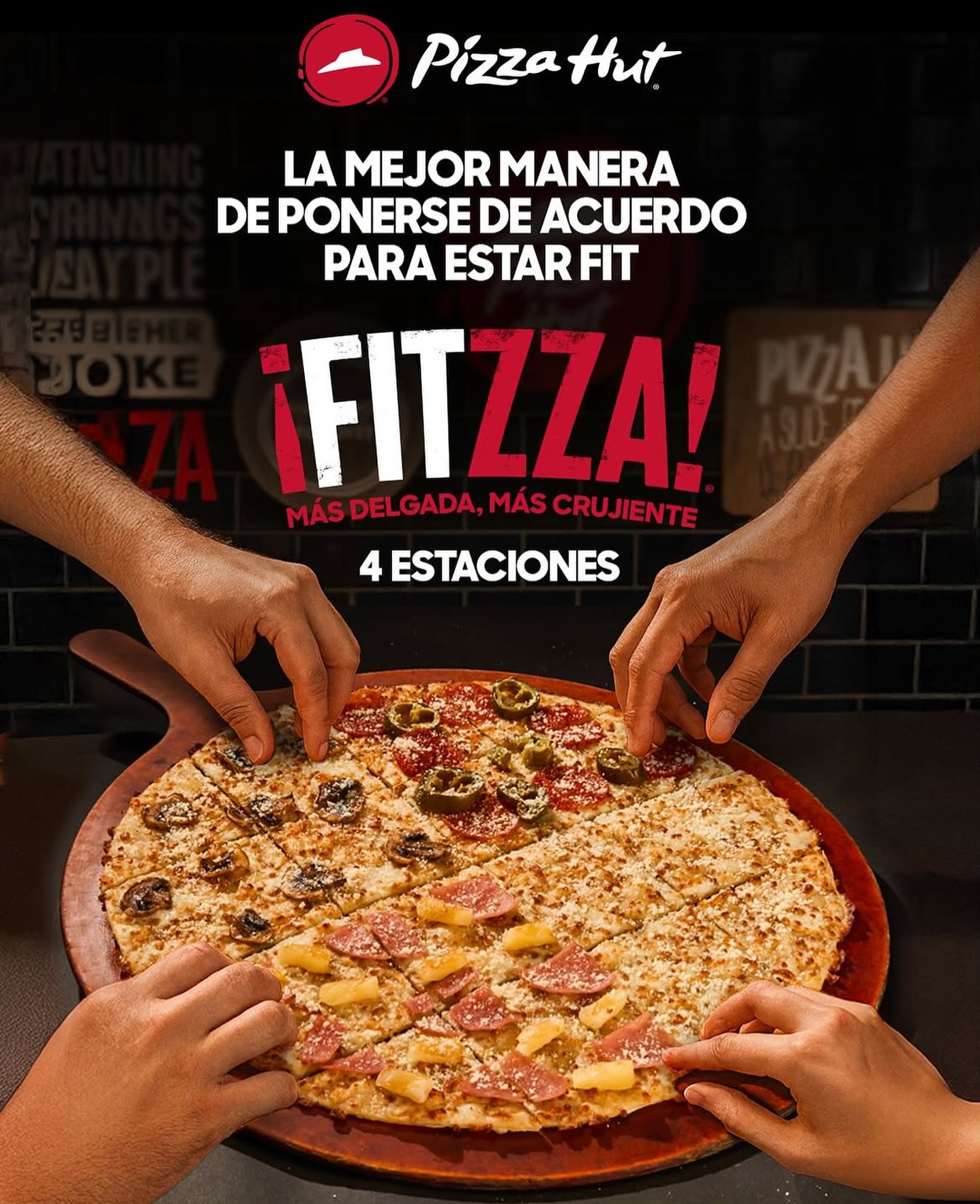 Pizza - 4 estaciones para todos los gustos 🙌🏻😋🍕 Pide tu Fitzza y ...
