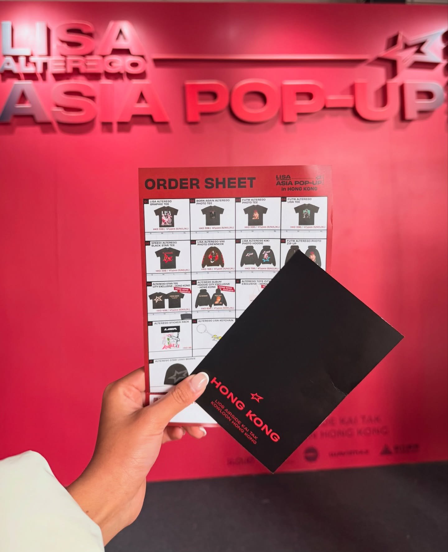 LISA's ALTER EGO Asia Pop-up Store has arrived in Hong Kong at