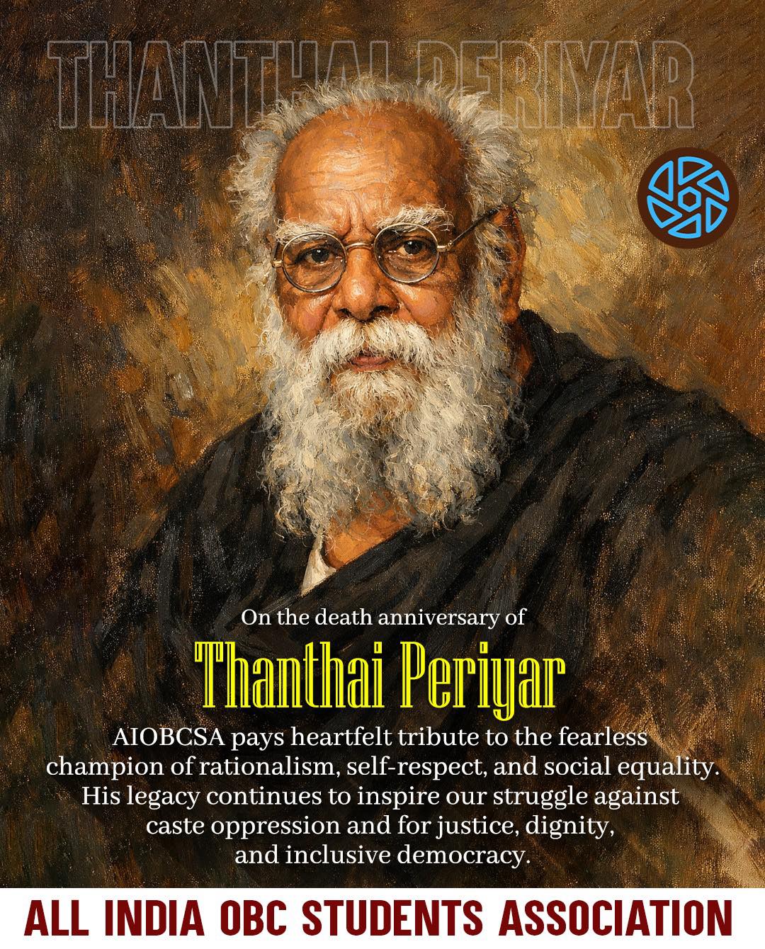 All - On the death anniversary of Thanthai Periyar, AIOBCSA pays ...