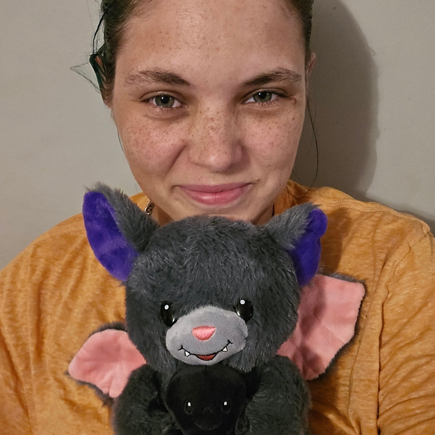 Kaya - Spud got this for me on our trip. Its the softest little bat ...