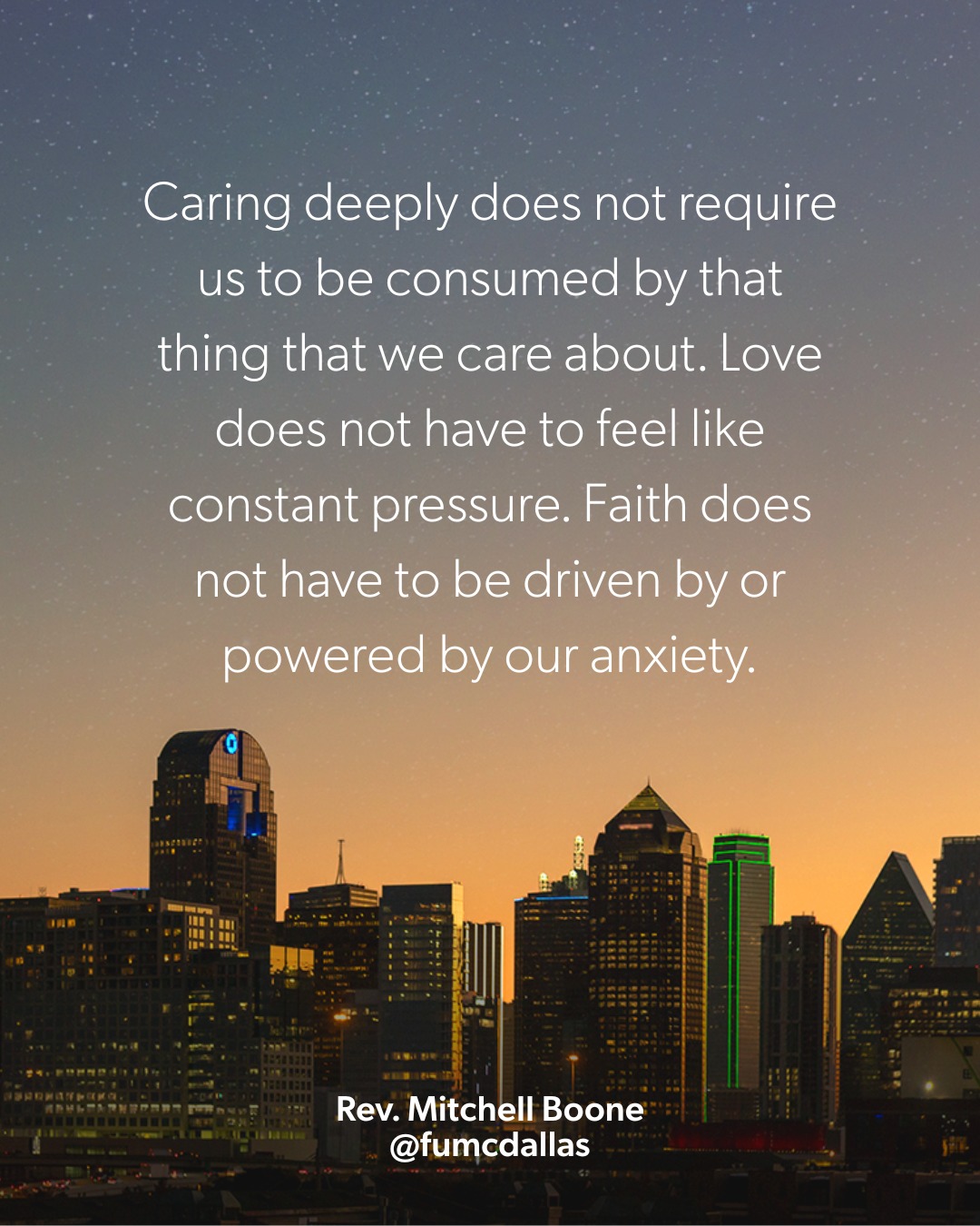 First - What if the things you care about most are quietly consuming ...