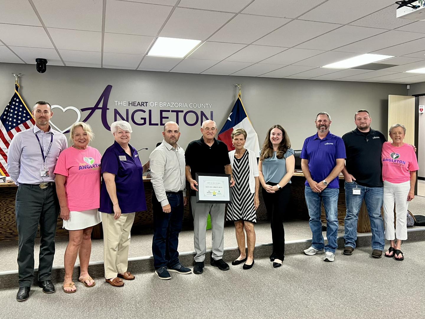 City - David and Carolyn Smith received the award for August 2025 Yard ...