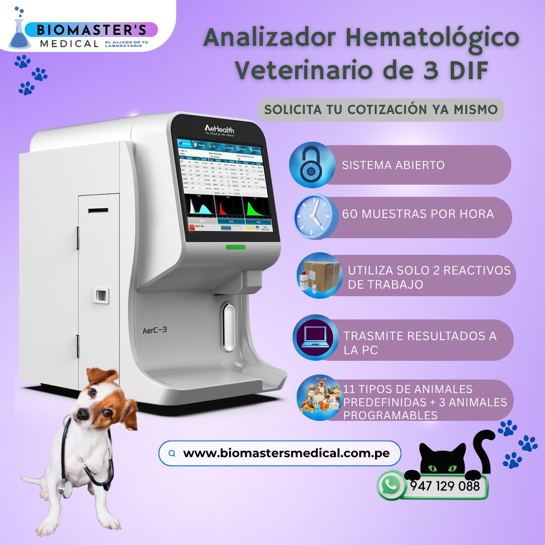 Biomaster's - 🐾 𝗔𝗡𝗔𝗟𝗜𝗭𝗔𝗗𝗢𝗥 𝗛𝗘𝗠𝗔𝗧𝗢𝗟𝗢́𝗚𝗜𝗖𝗢 𝗩𝗘𝗧𝗘𝗥𝗜𝗡𝗔𝗥𝗜𝗢 𝗔𝗘𝗛𝗘𝗔𝗟𝗧𝗛 𝗔𝗲𝗿𝗖-𝟯 𝗗𝗘 ...