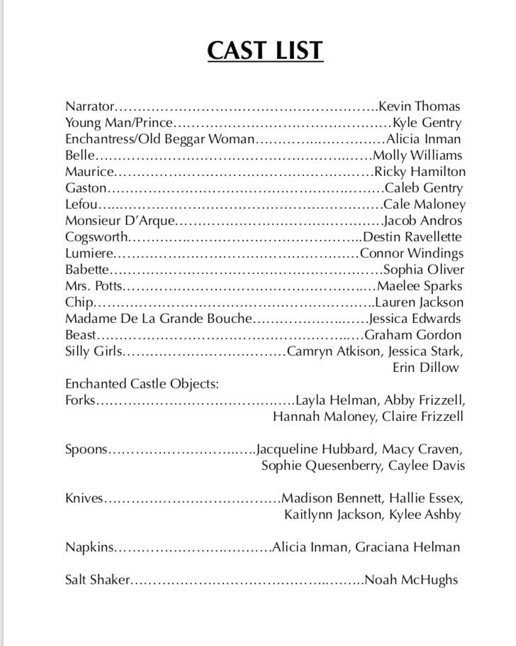 Congratulations to all... - SCC Saints Drama and Theatre