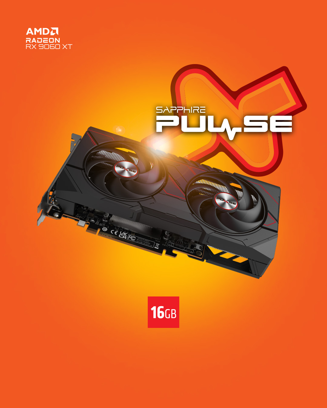 The SAPPHIRE PULSE AMD Radeon RX 9060 XT 16GB prioritizes your