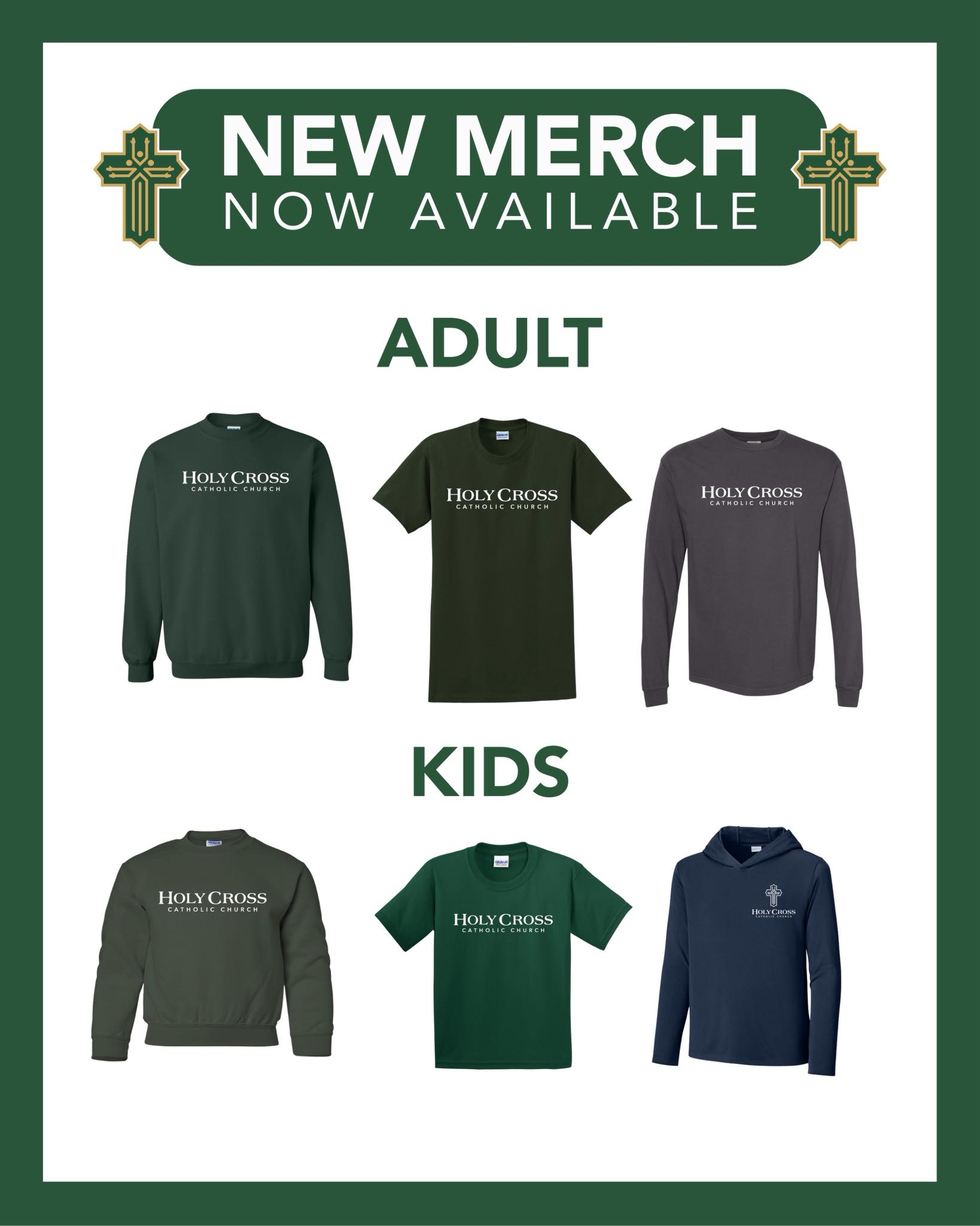 Holy - NEW MERCH NOW AVAILABLE! Show your Holy Cross spirit! 🙌 We’re ...
