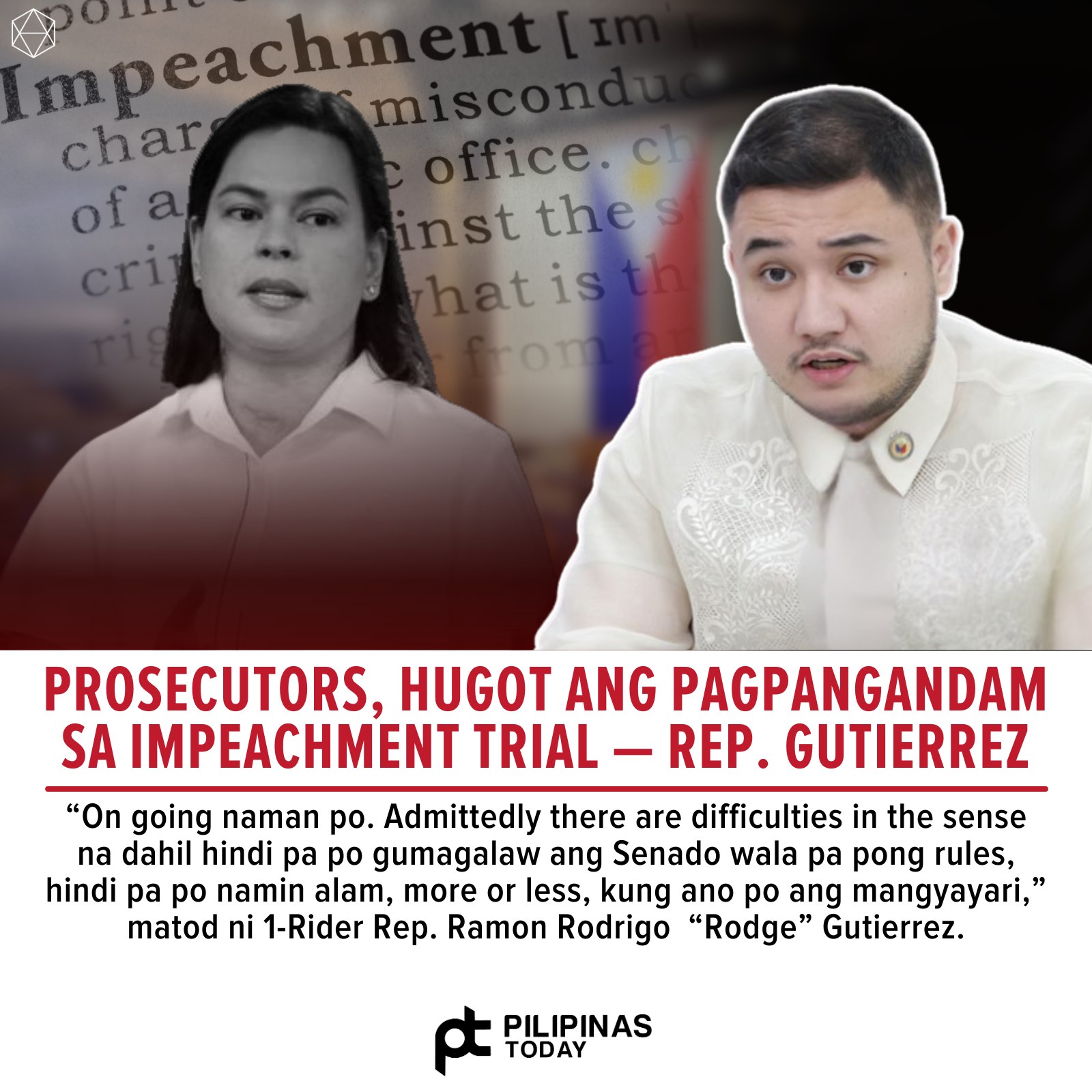 Mao kini ang gipahayag ni 1-Rider... - Pilipinas Today Bisaya