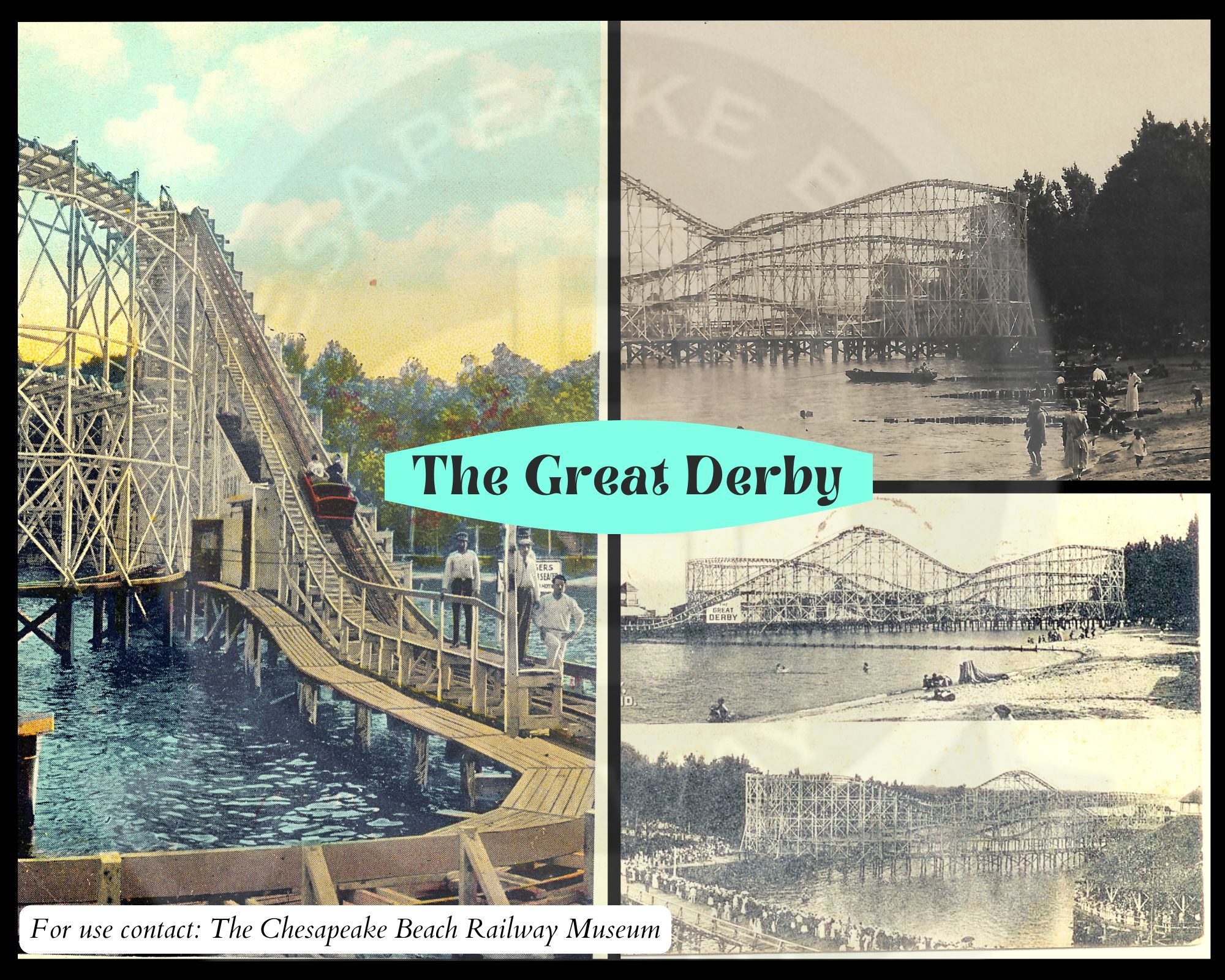 Friends - The Great Derby Roller Coaster in Chesapeake Beach, MD! Built ...