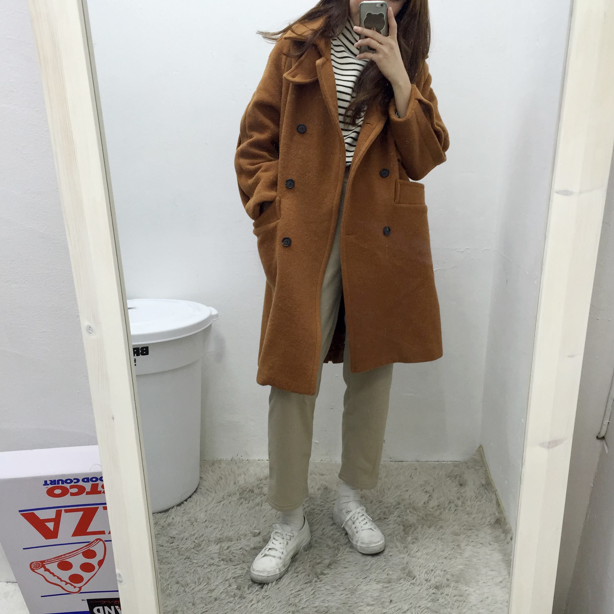 쿠치마치 - 쿠치마치 코트 데일리룩 인스타그램