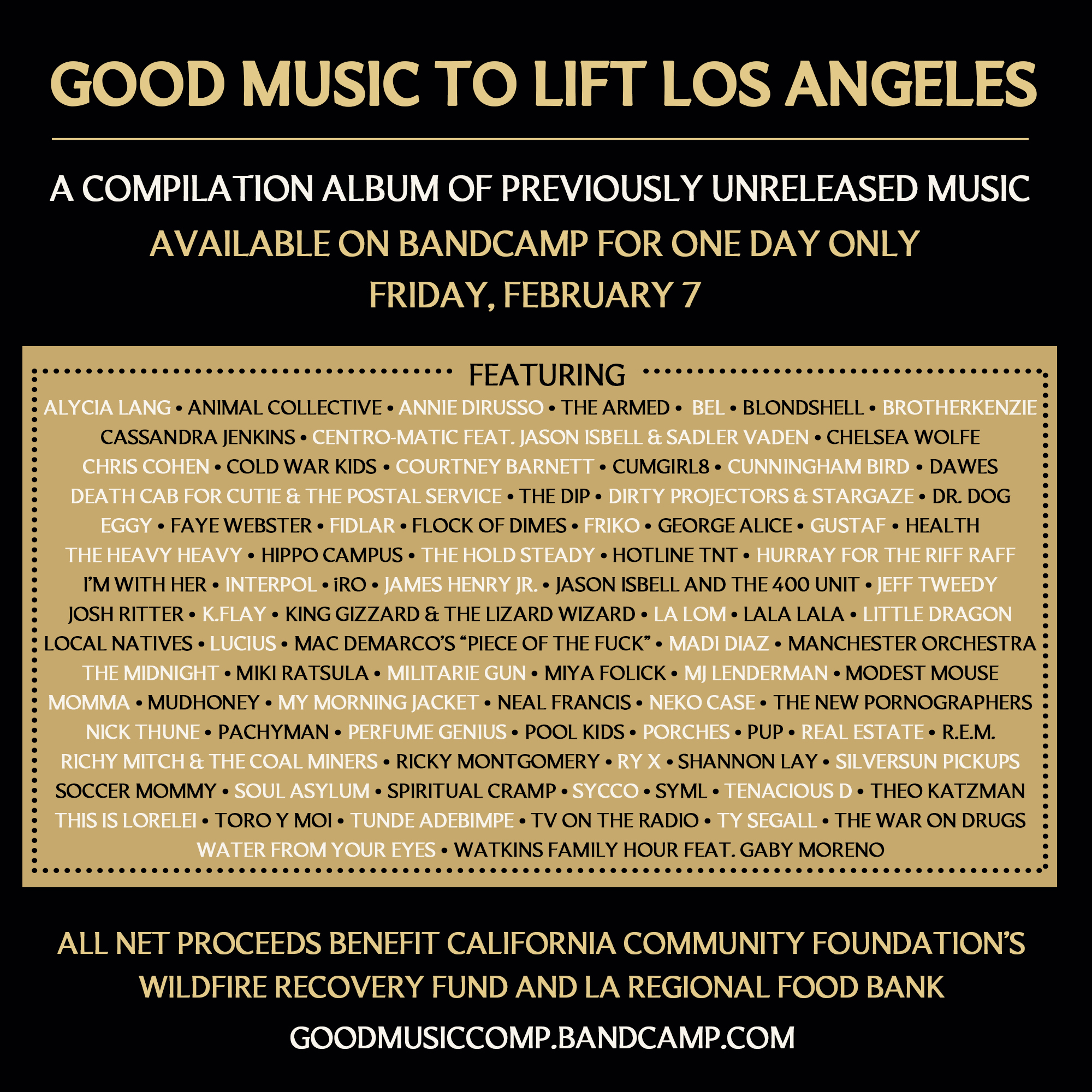 We contributed the previously unreleased 'Lost In the Dream (LIVE