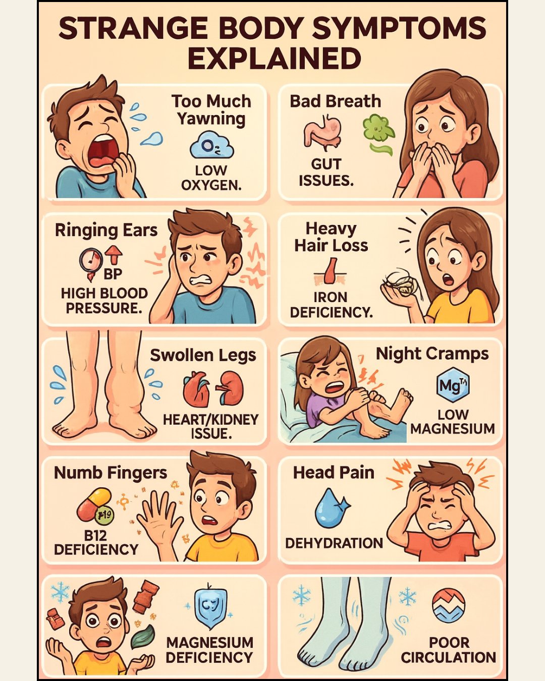 Easy - Body Clues You Shouldn’t Ignore Sometimes, your body whispers ...