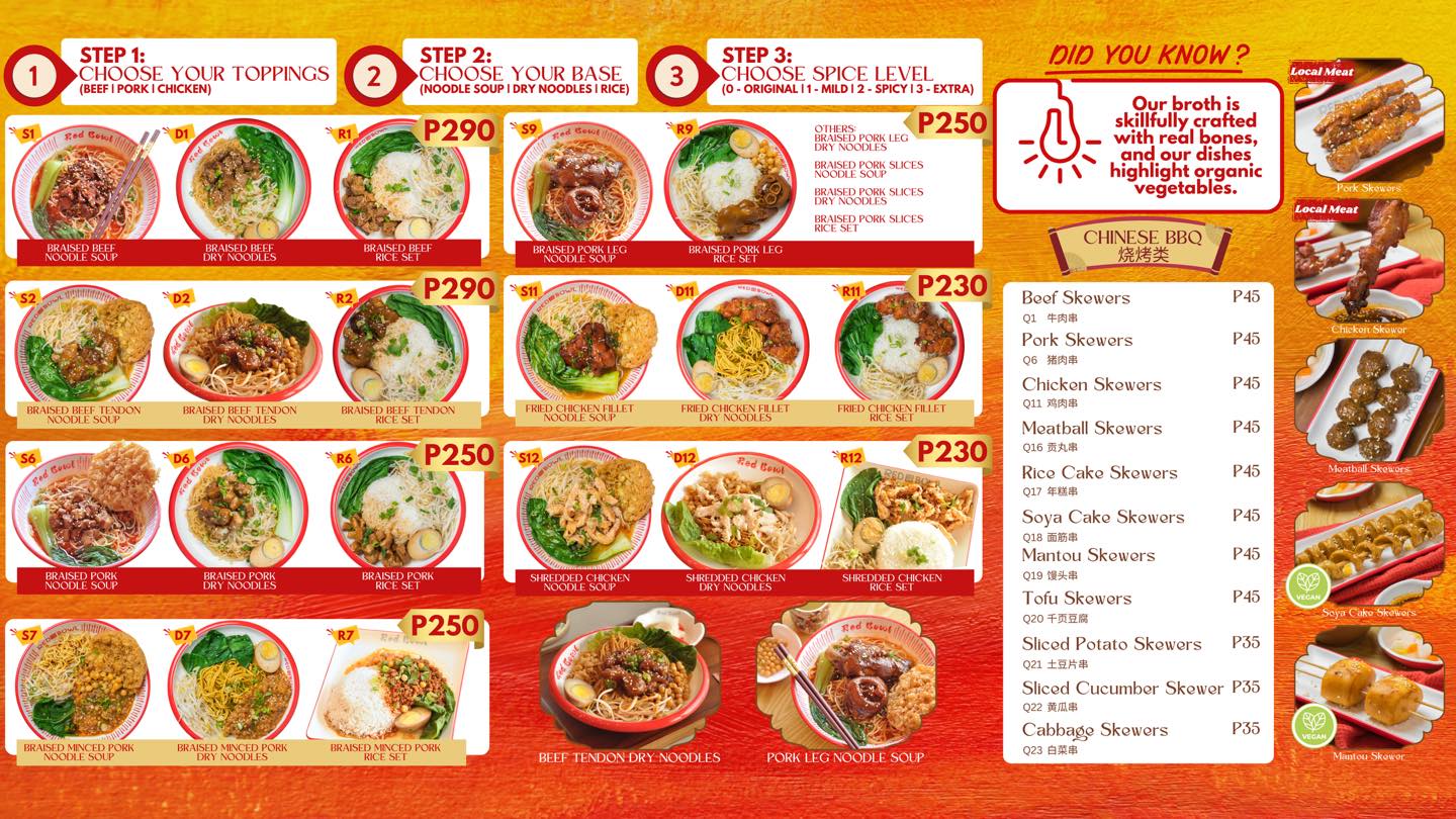 Big Bowls. Bold Flavors only at... - Red Bowl Noodles + BBQ | Facebook