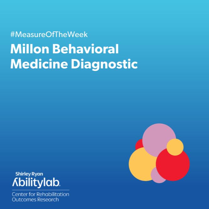 Our #MeasureOfTheWeek is the Millon Behavioral Health Diagnostic - a ...
