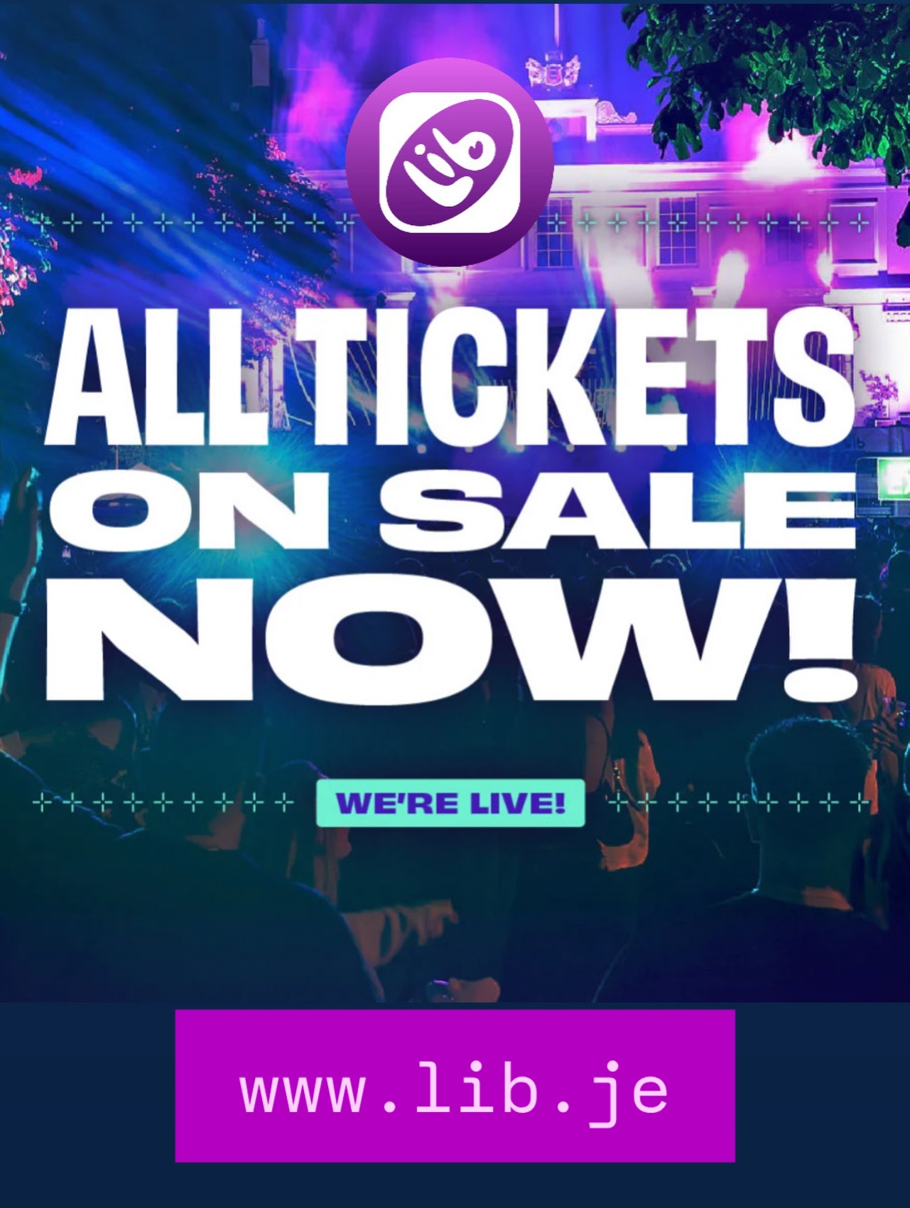 LIB 2026. TWO NIGHTS. TWO LEGENDS. ONE SQUARE. SATURDAY 02 MAY