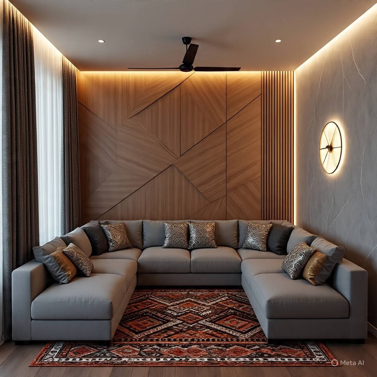 Living Room Interior light Design ... - Civil Engineering | Facebook