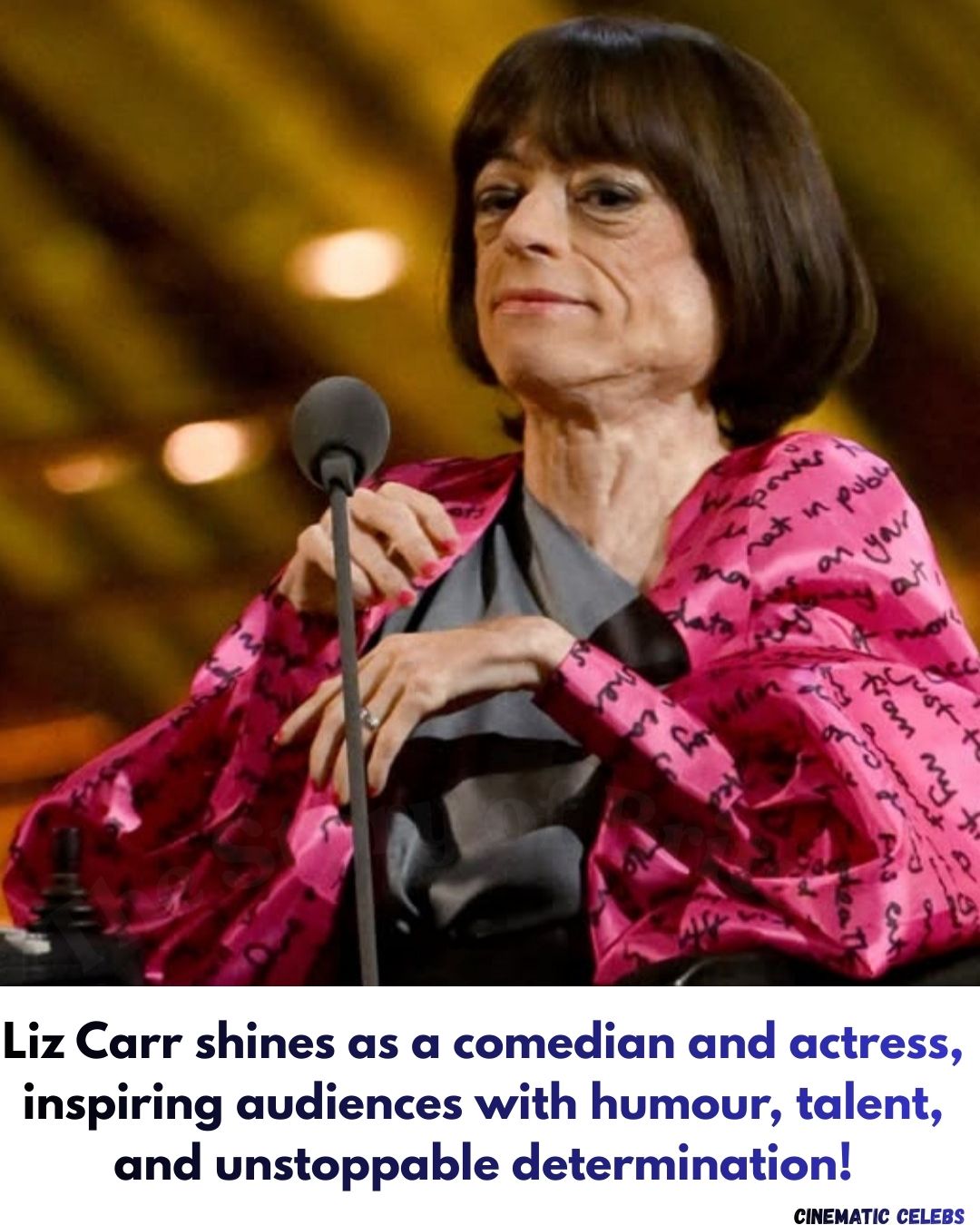 Cinematic - Liz Carr, born in 1972, is a dynamic actress, comedian, and ...