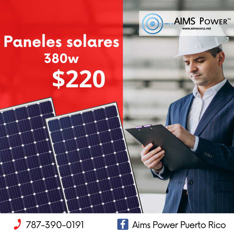 Aims Power Puerto Rico - ⚠️¿En busca de placas solares para su sistema ...