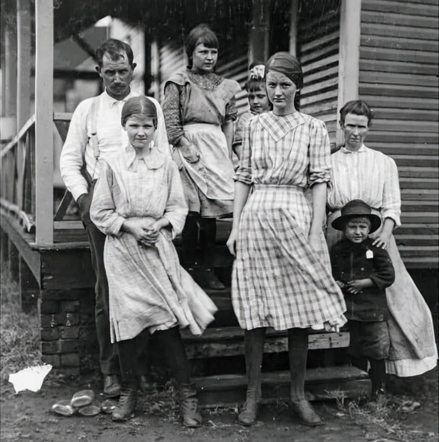 In 1913, a photograph captured 12-year-old Millie May Crews