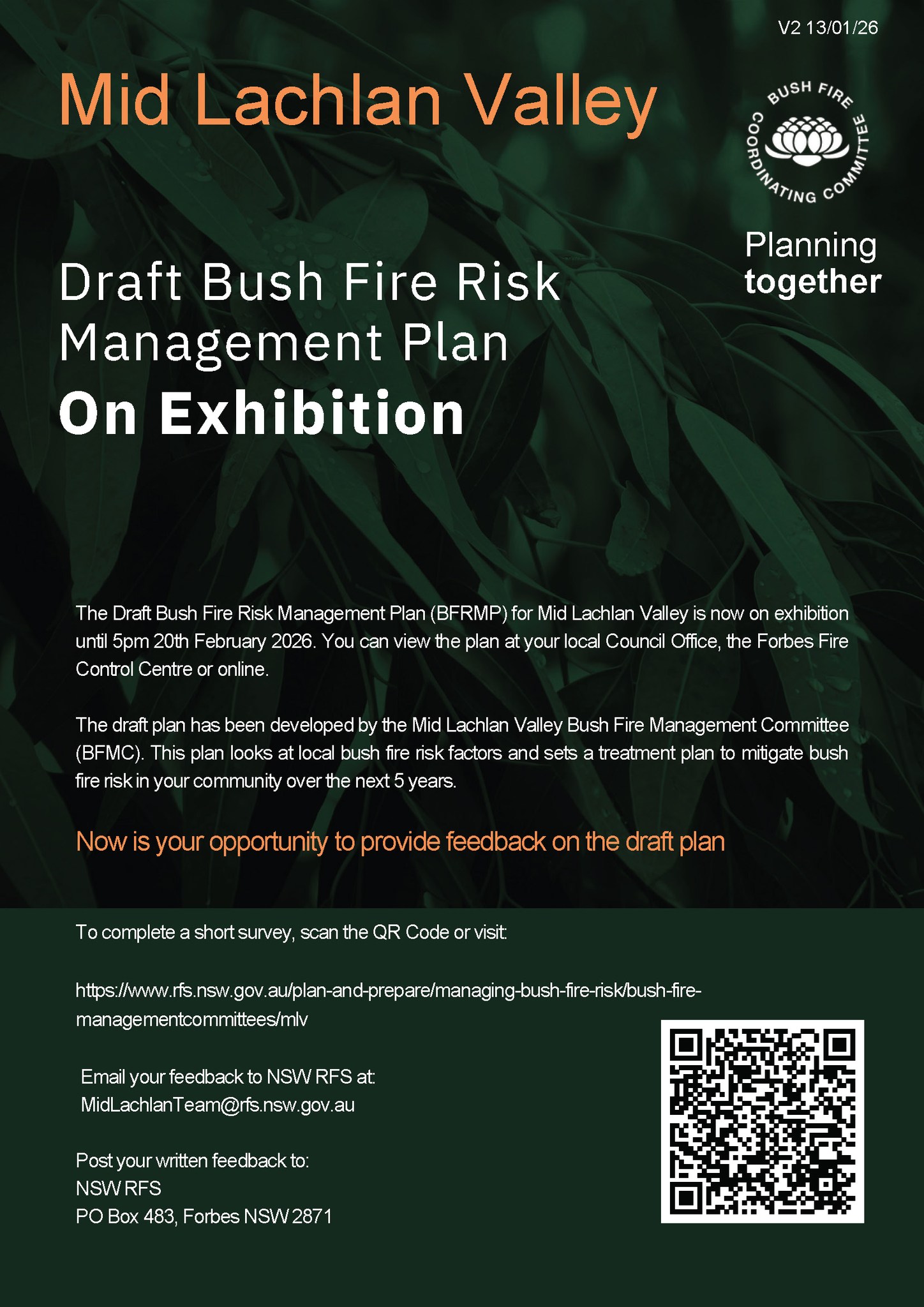 Weddin - The Draft Mid Lachlan Valley Bush Fire Risk Management Plan is ...