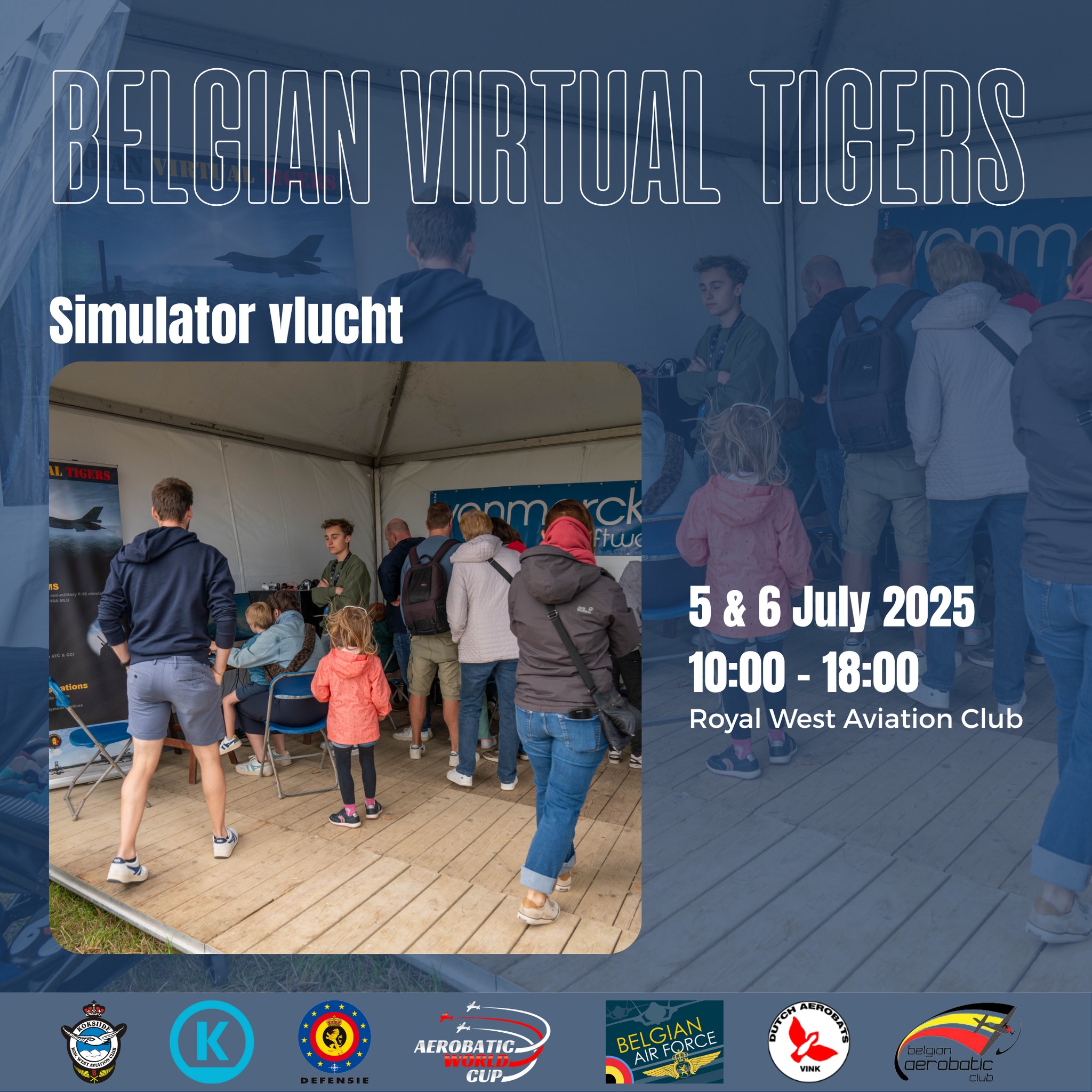 Royal - 🎮 de Simulatortent met de Belgian Virtual Tigers! 🛩️🔥 Zin om ...