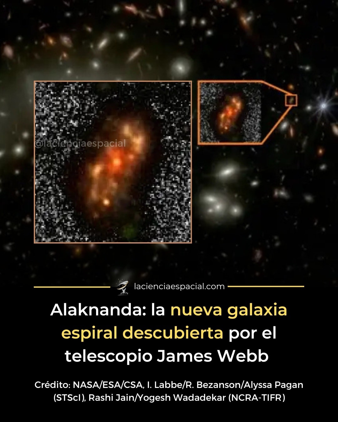 La - 🌌 JWST revela una joya cósmica: una galaxia espiral “madura ...