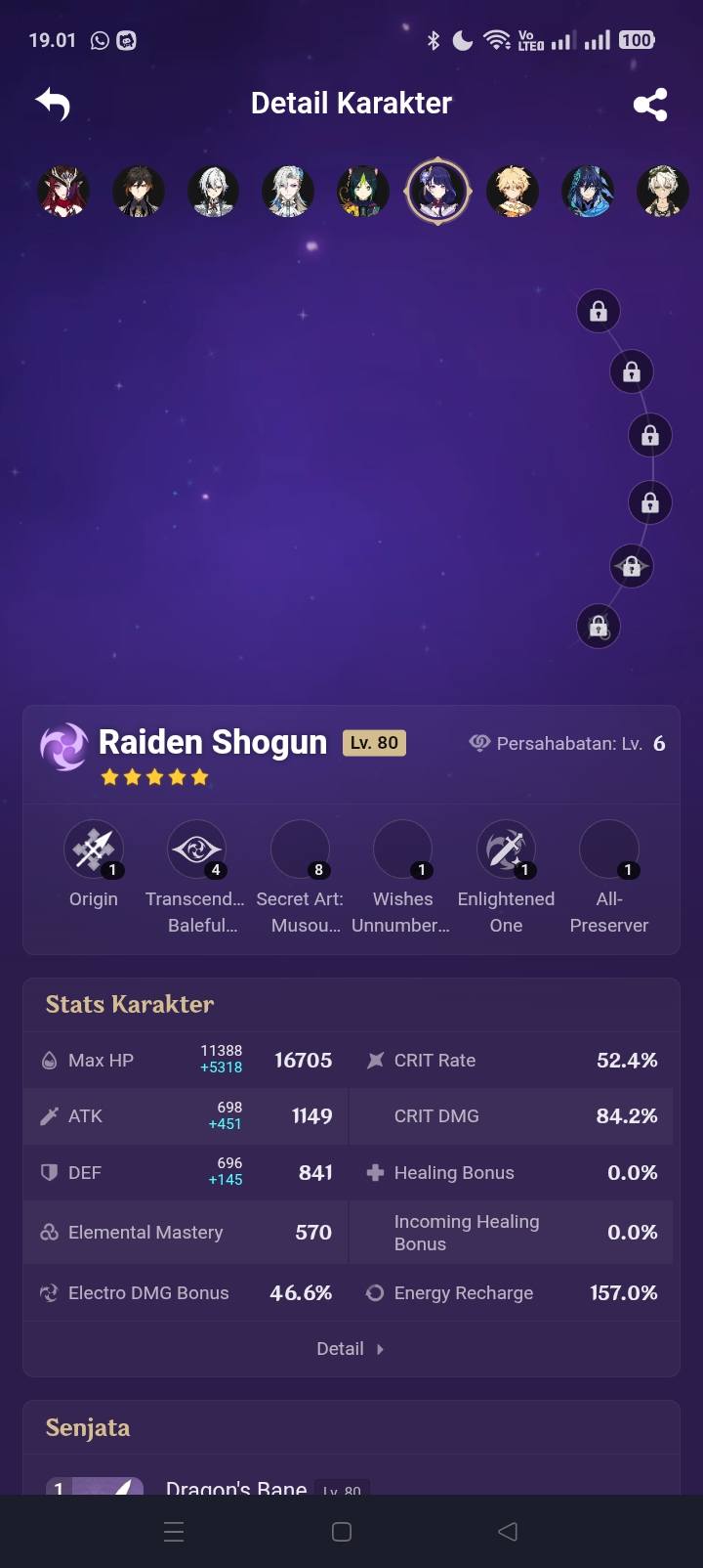 Genshin Impact Indonesia Official | Raiden build hyperbloom EMnya yang ...