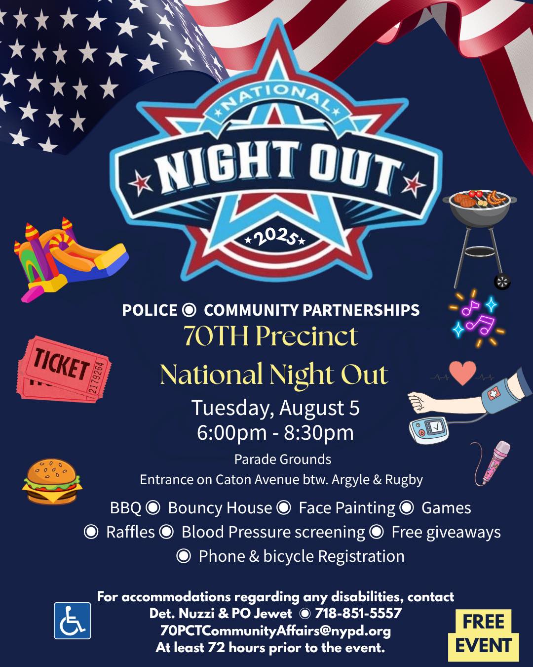 NYPD - Today is the Day! 🏆NATIONAL NIGHT OUT AGAINST CRIME🍔 📅 August 5 ...