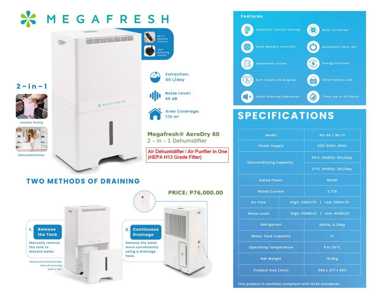 Megafresh / Bionaire Products