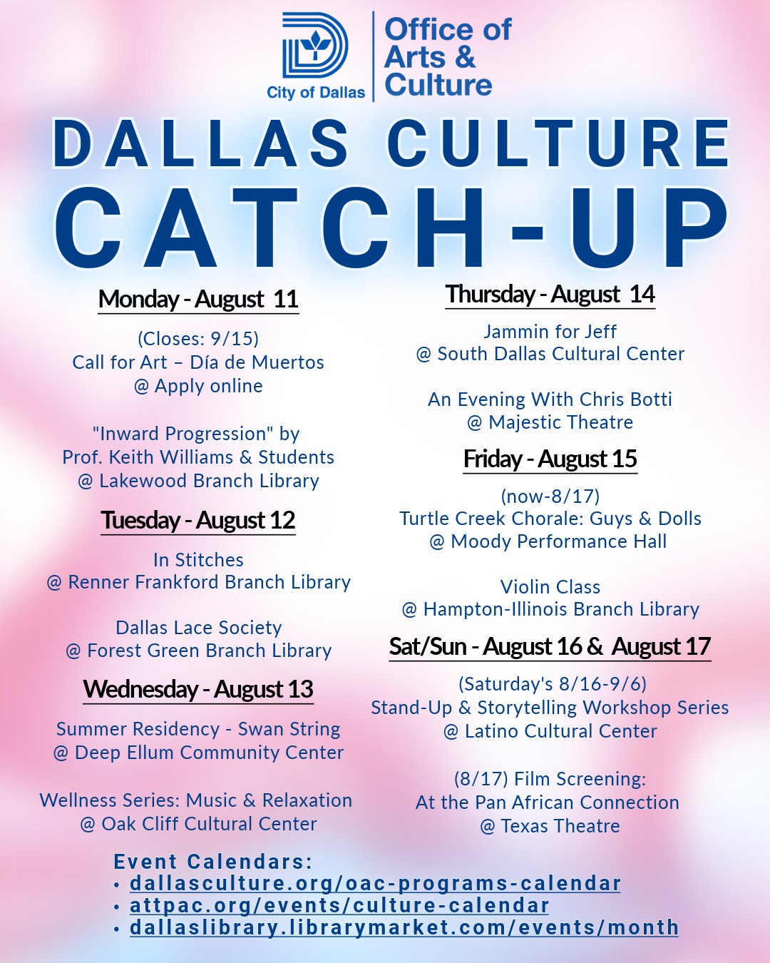 City of Dallas Office of Arts and Culture | Dallas TX