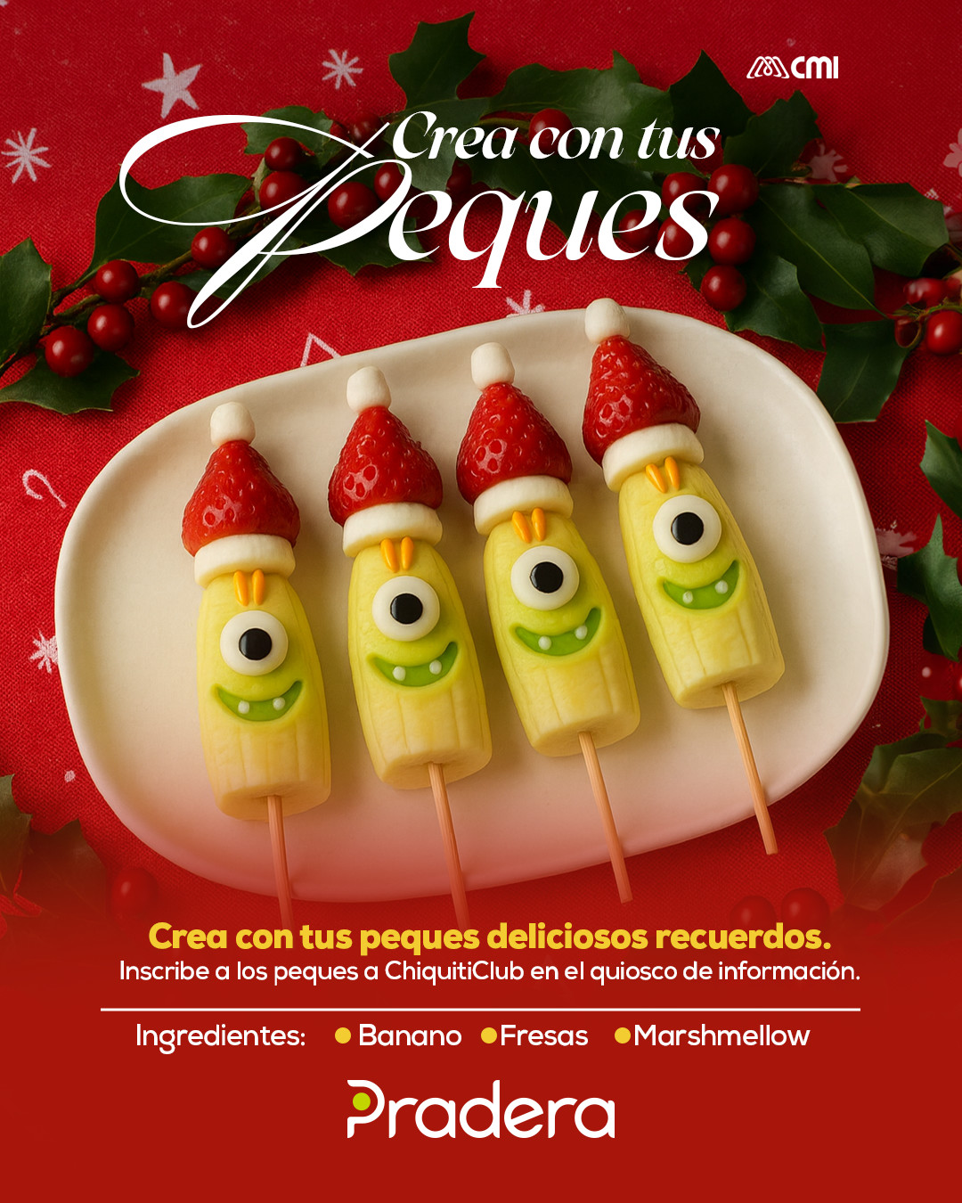 Pradera - 🎄🍌 Esta Navidad, dale un toque dulce y diferente a tu mesa ...