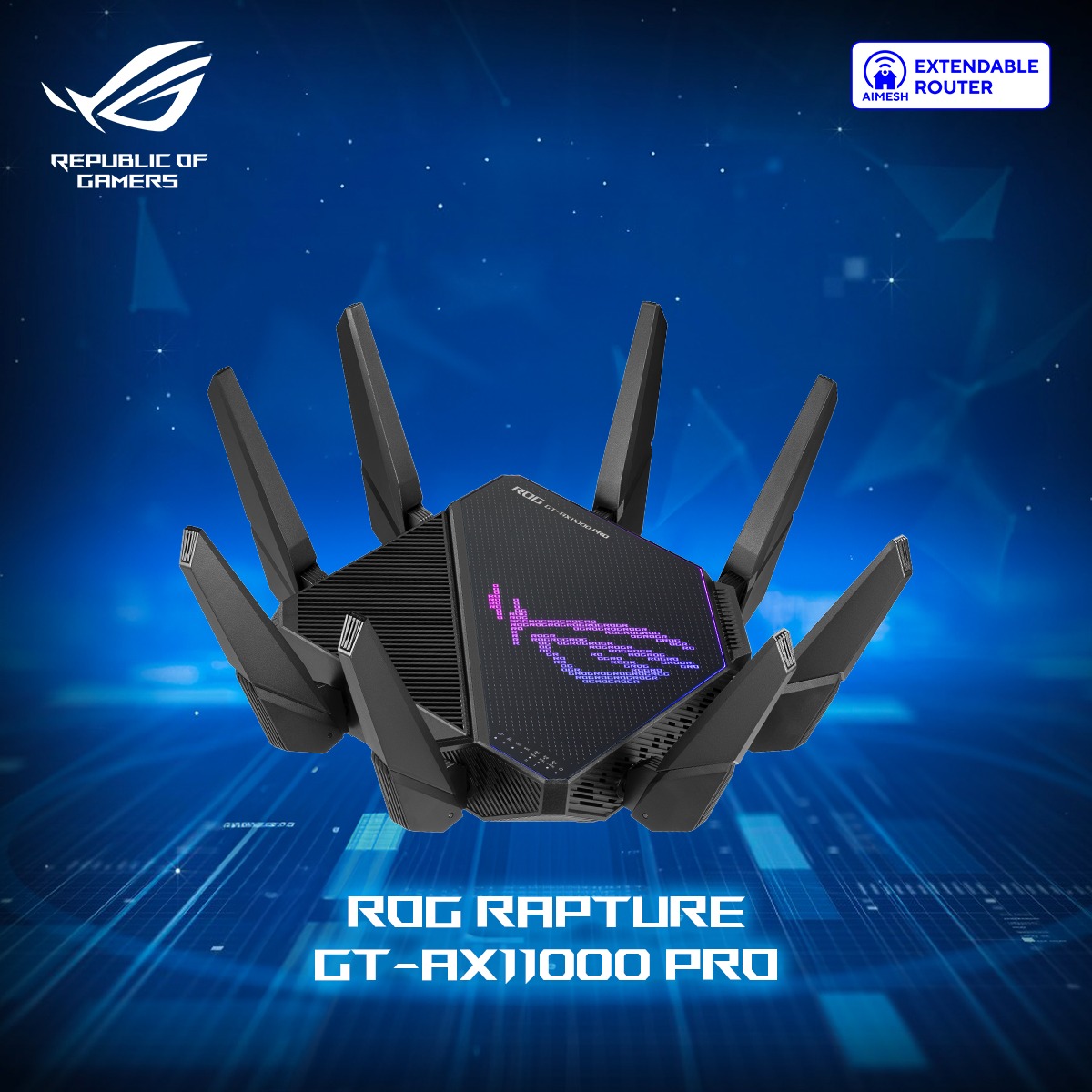 ASUS - ASUS ROG RAPTURE GT-AX11000 PRO - Chính là bậc ngôi sao sáng ...