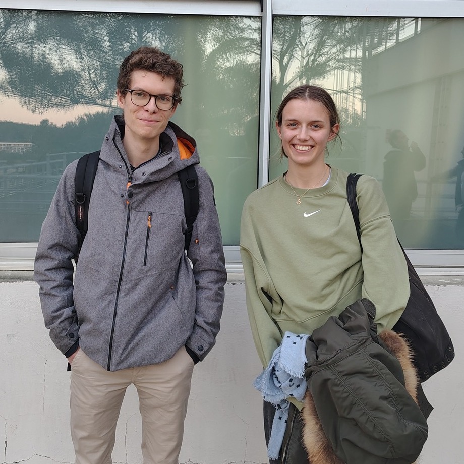 Institut - Ce mercredi 19 mars, Alice ANDROS et Aurélien ROSER (élèves ...