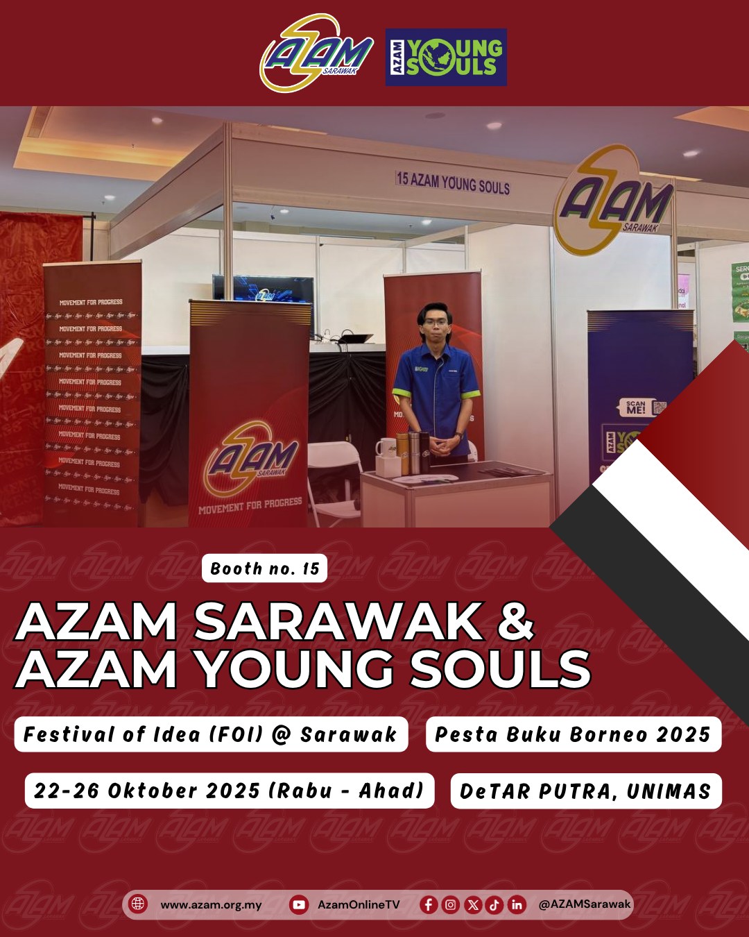 AZAM Sarawak - SAMBUTAN MINGGU BELIA SARAWAK 2025 ... | Facebook