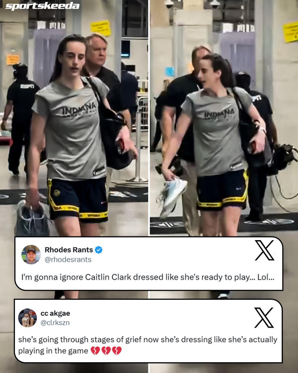 Sportskeeda - Caitlin Clark is clearly missing the action 🥹 # ...