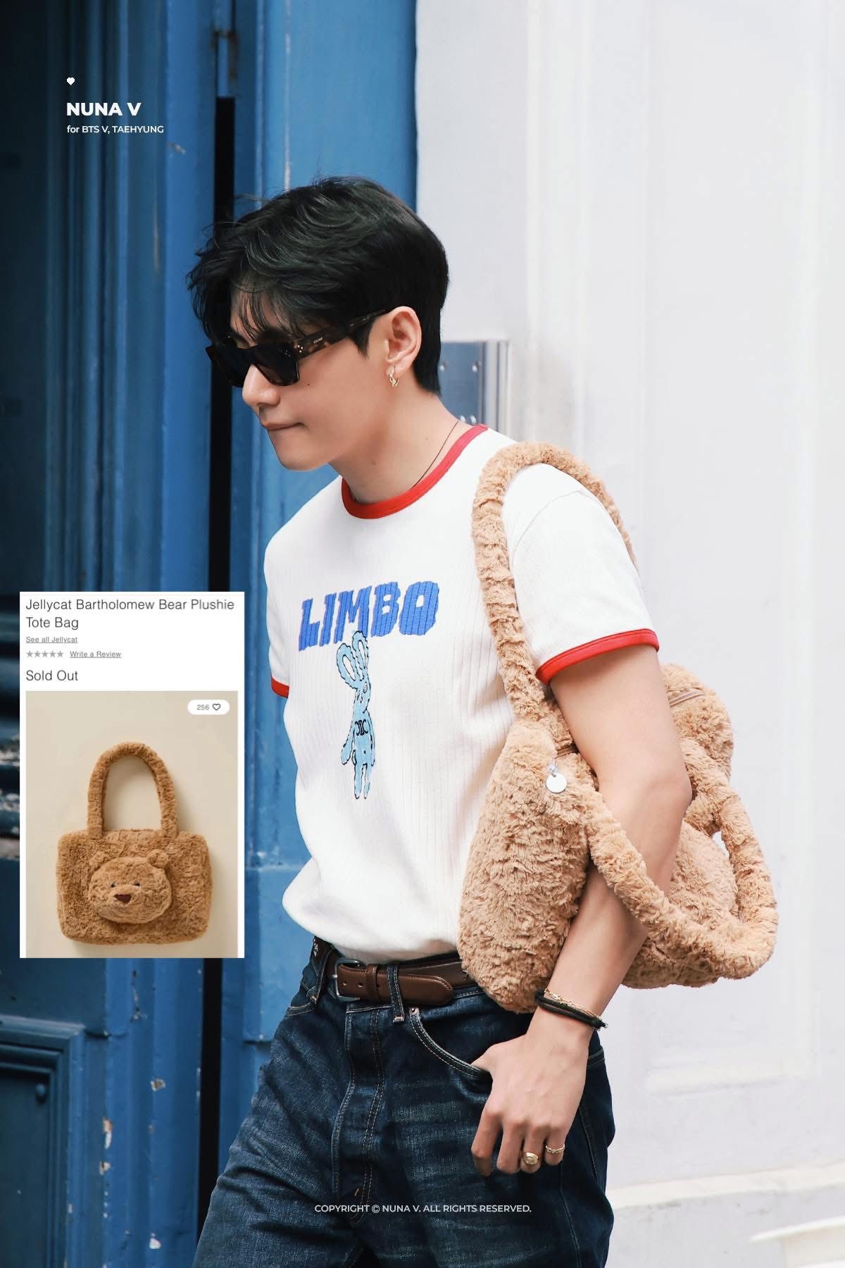 JELLYCAT Bartholomew Bear Tote BTS V