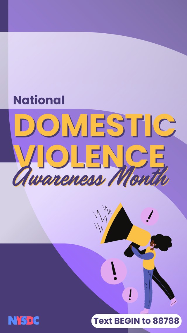 Senator - 💜 October is Domestic Violence Awareness Month 💜 This month ...