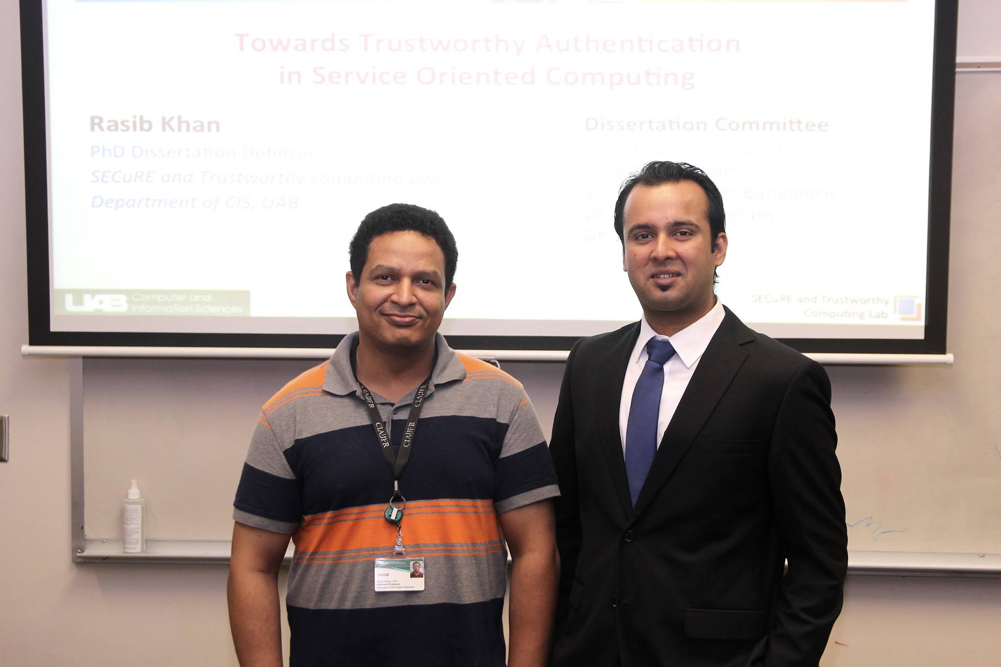 SECRETLab - Congratulations to Dr. Rasib Khan, from...