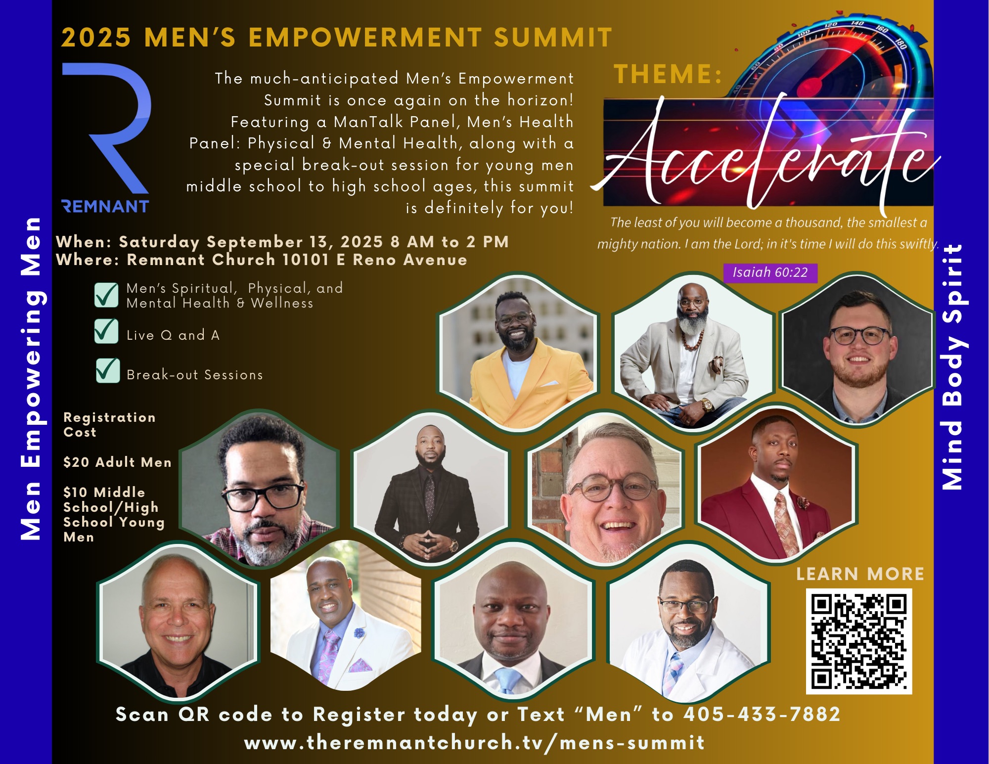 Remnant Church - 📢 Meet the 2025 Men’s Empowerment Summit... | Facebook