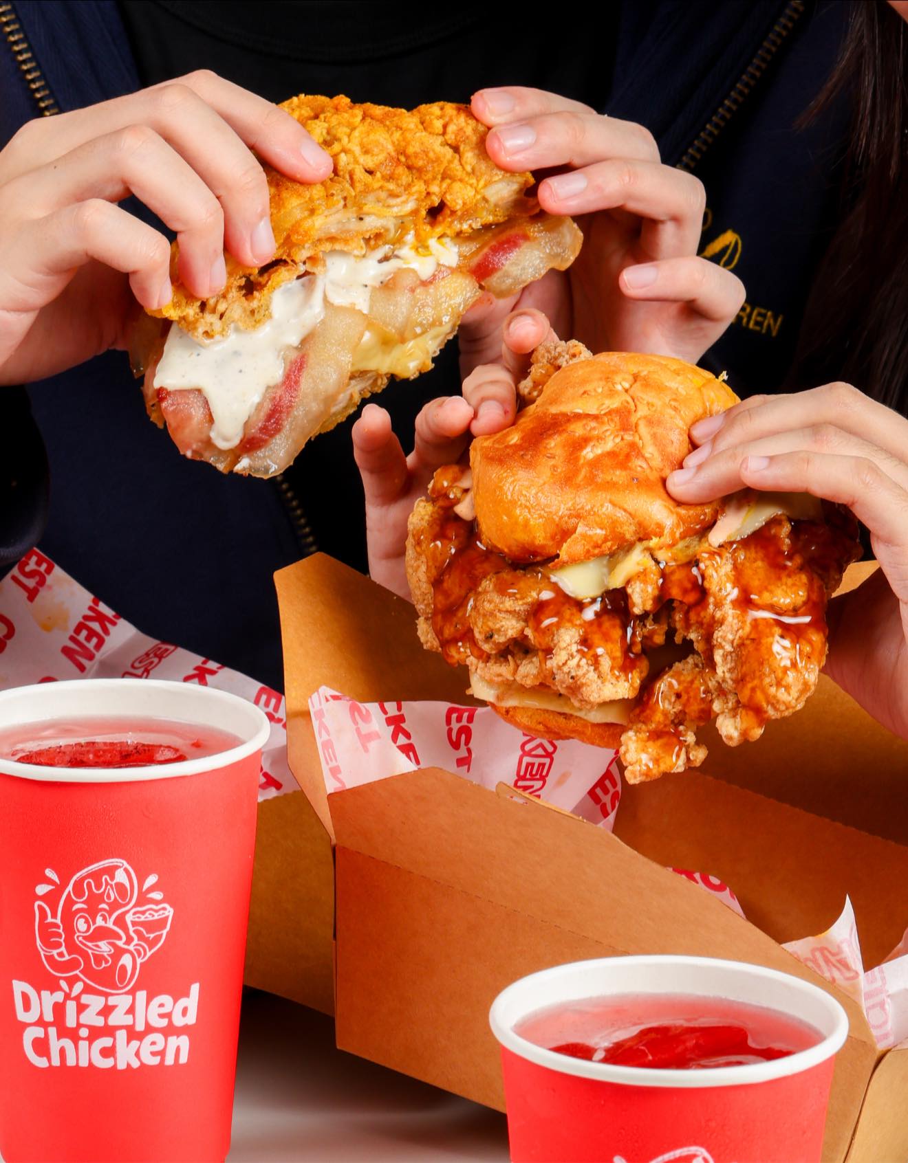 Your Two Favorites ️‍🔥 Heart Reacts... - Drizzled Chicken | Facebook