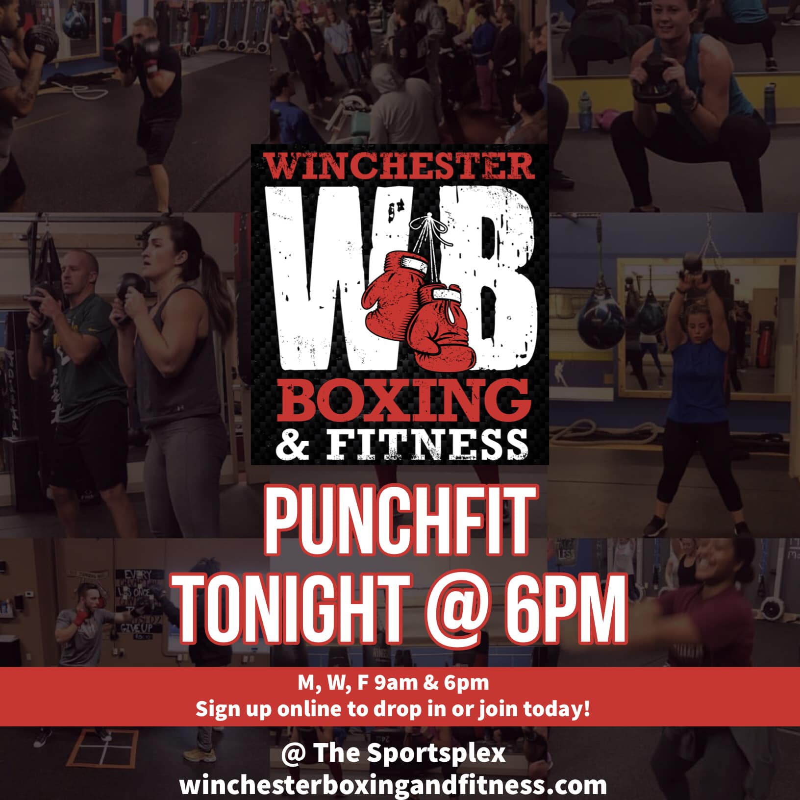 Winchester - Get that workout in tonight! Punchfit @6pm. Burn calories ...