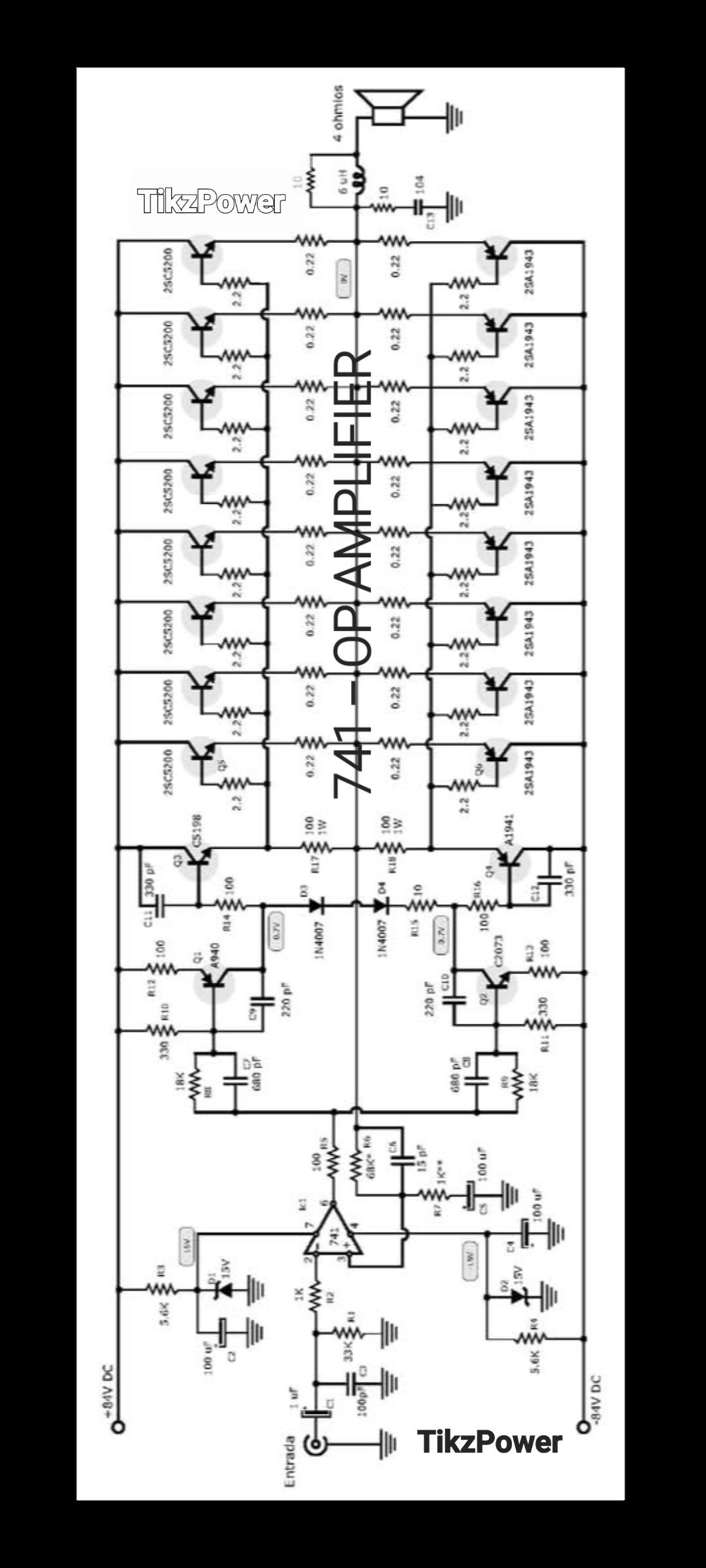 Fairchild *u*A741 opamp from 1969. For best viewing, click on image.
