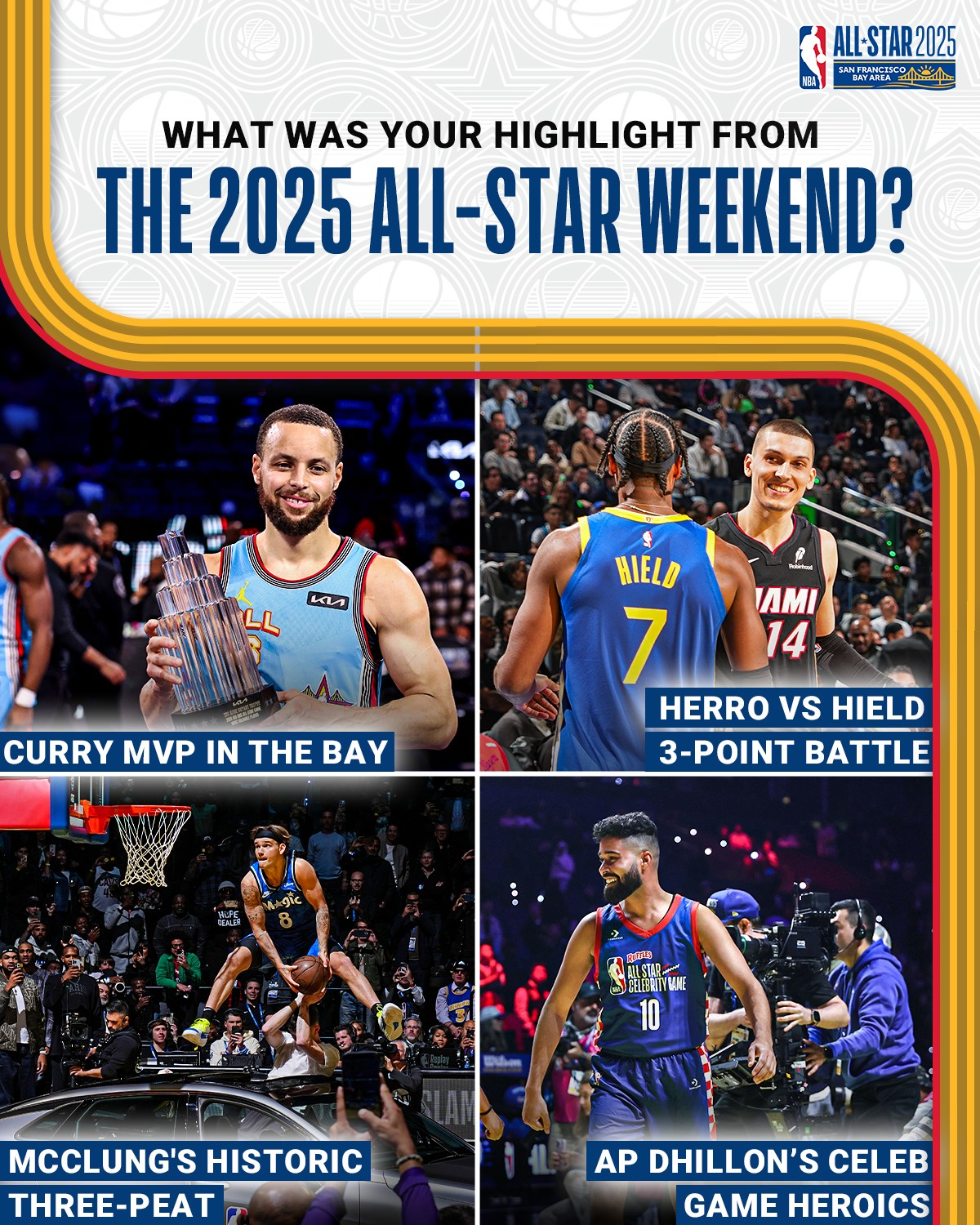 NBA - A memorable weekend by the Bay! 🤩 The 2025... | Facebook