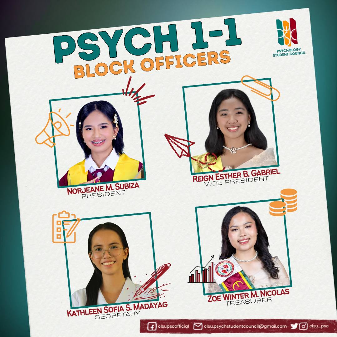 CLSU - Psychology Student Council - #Tribute2019PSYCHcess We would like ...